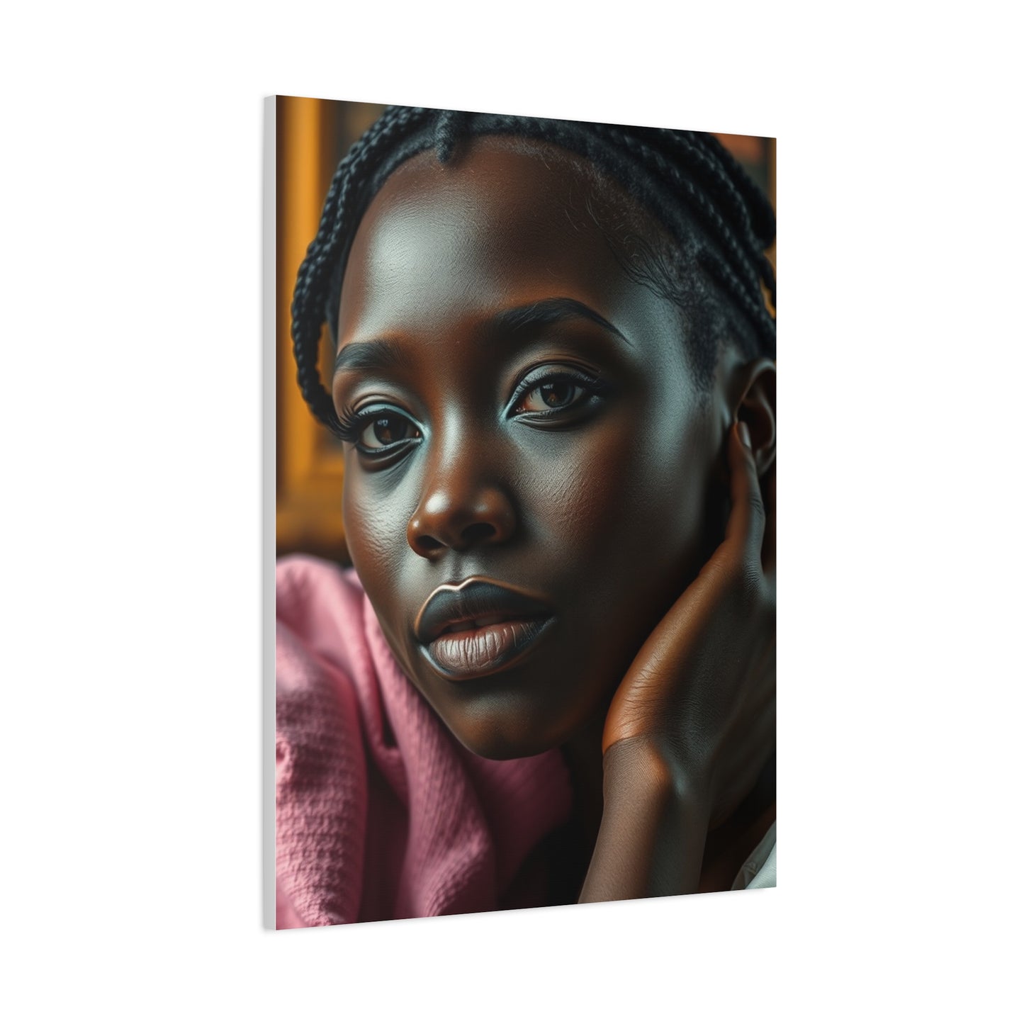 Vision Black Love Art Art Wall Art & Canvas Print