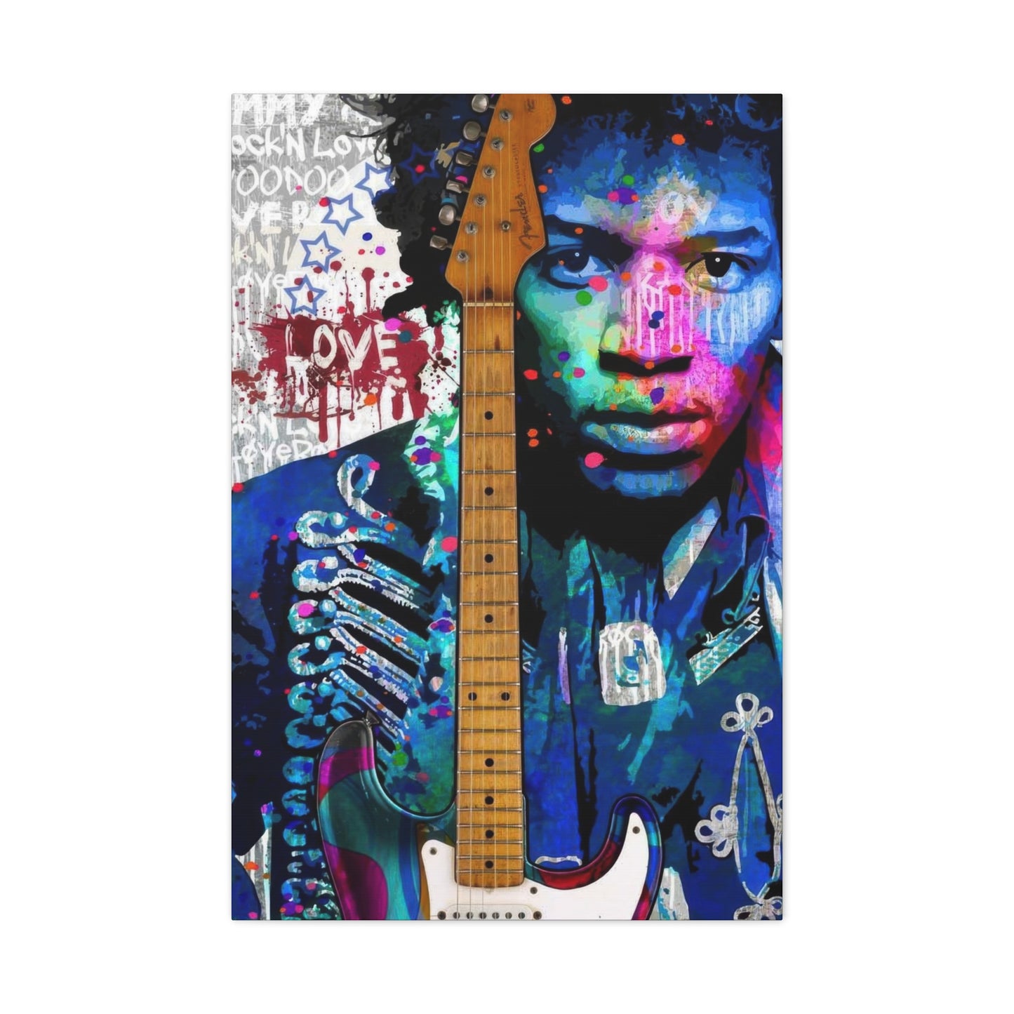 Jimi Hendrix 12 Wall Art & Canvas Prints