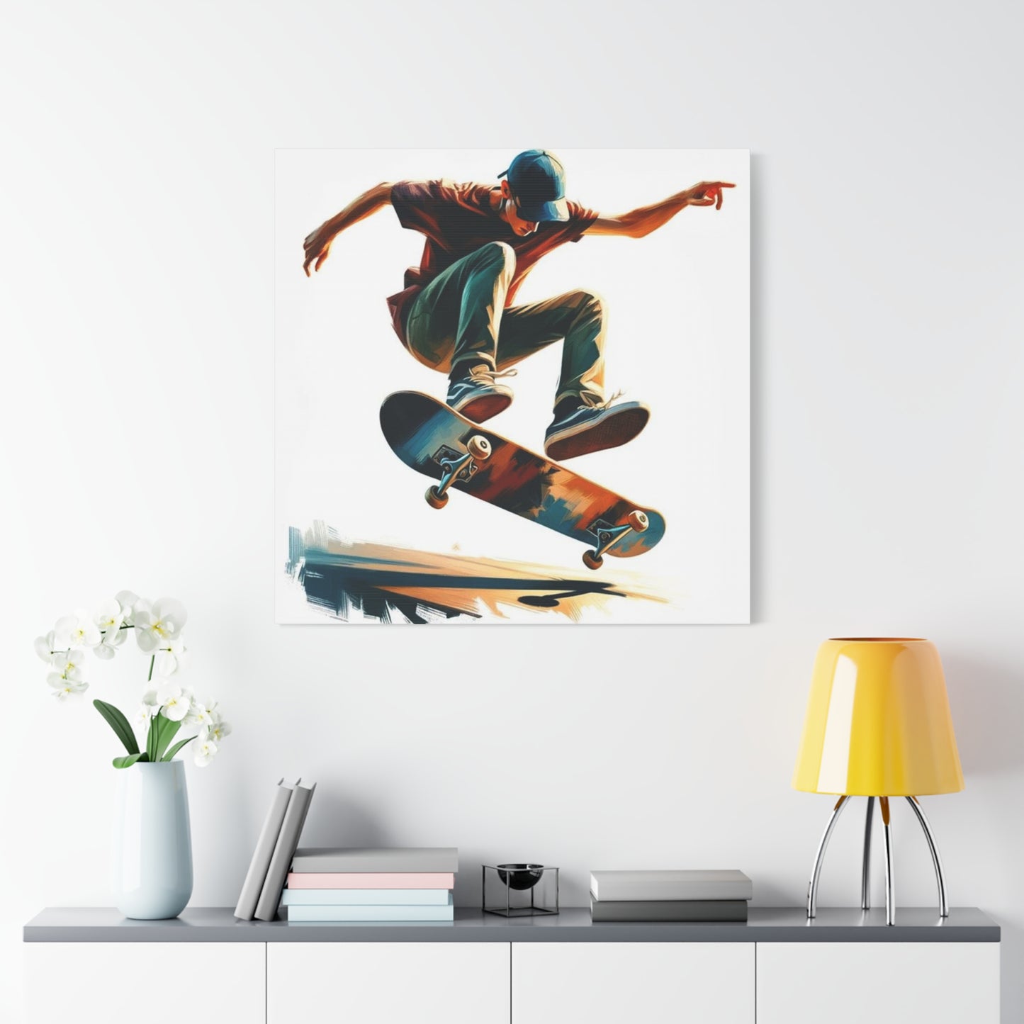 Skateboard Graffiti Wall Art & Canvas Prints