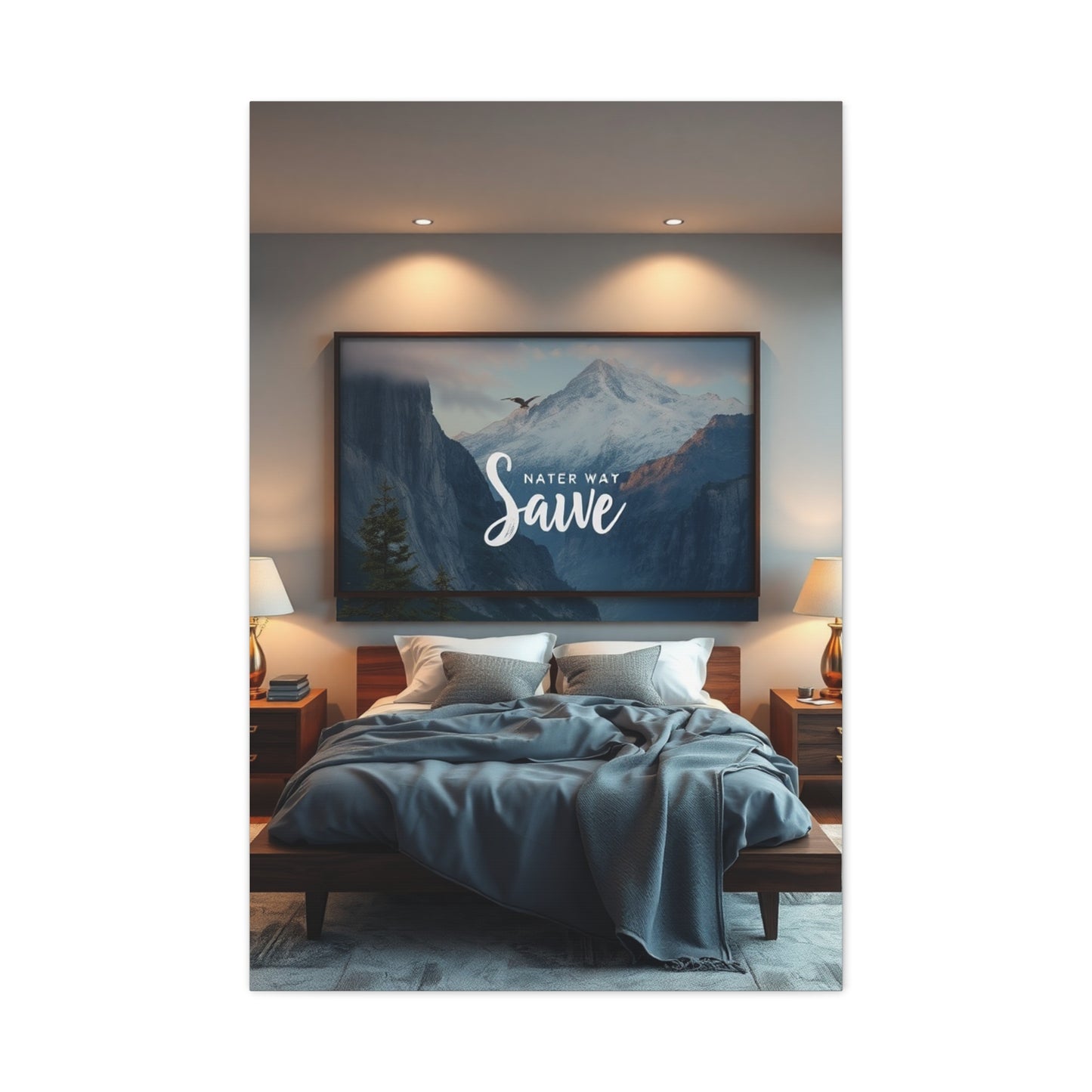 Scenic Nature Bedroom Art Luxury Canvas Wall Art & Canvas Print