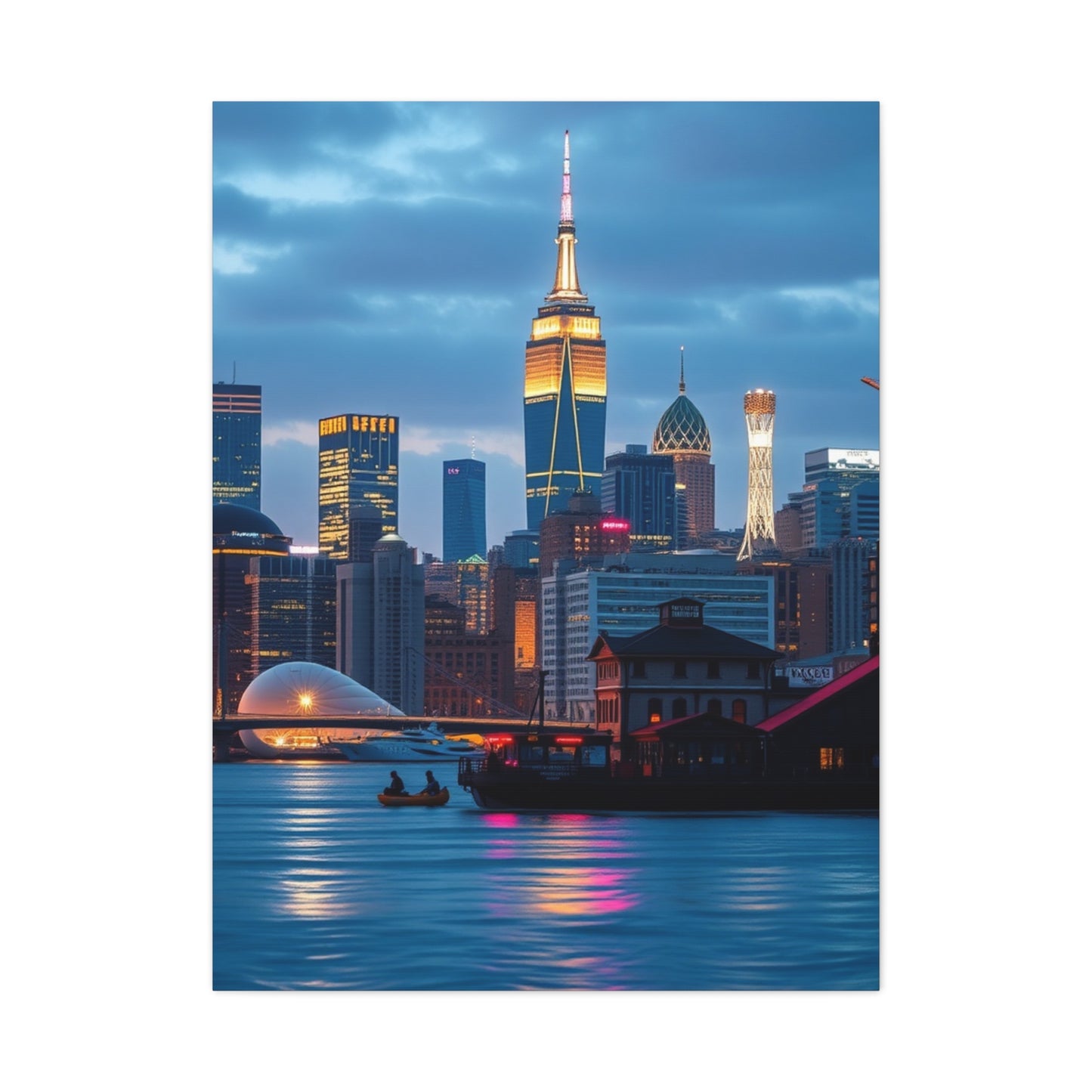 Elite City Skylines Art Vision Wall Art & Canvas Print
