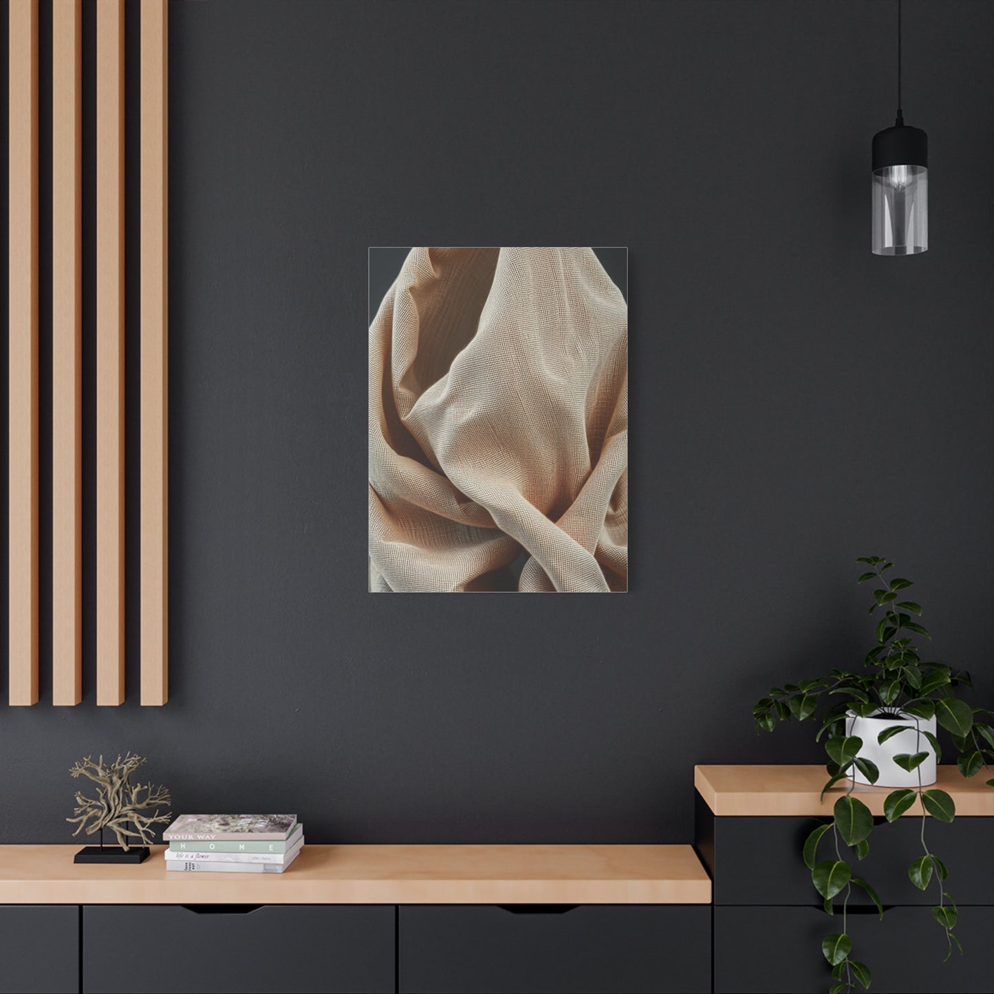 Taupe, Linen, and Gray Art Refined Canvas Wall Art & Canvas Print