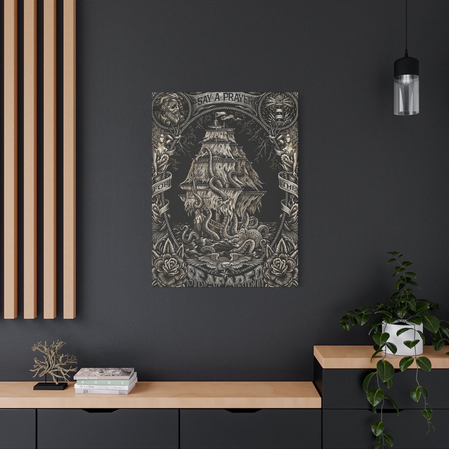 Ship In Sea Wall Art & Canvas Prints