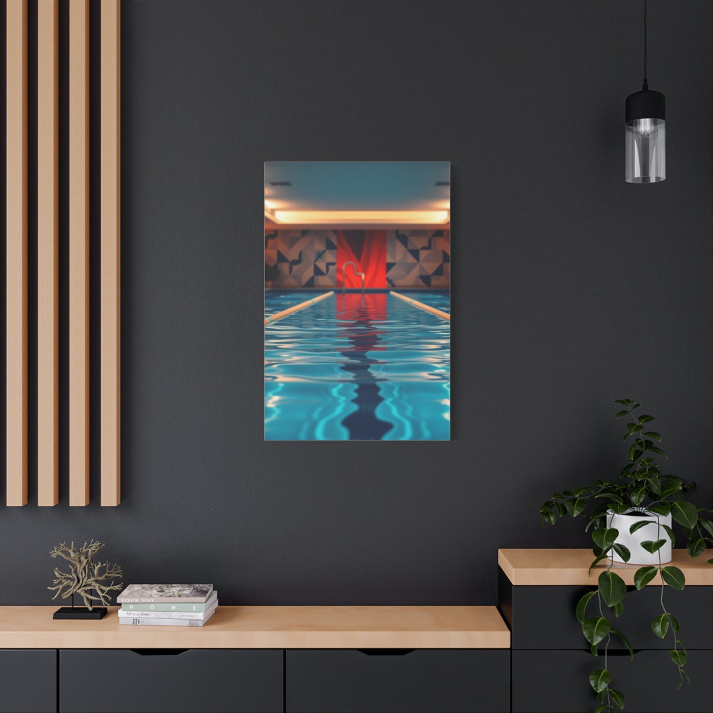 Swimming Pool Art Refined Canvas Wall Art & Canvas Print