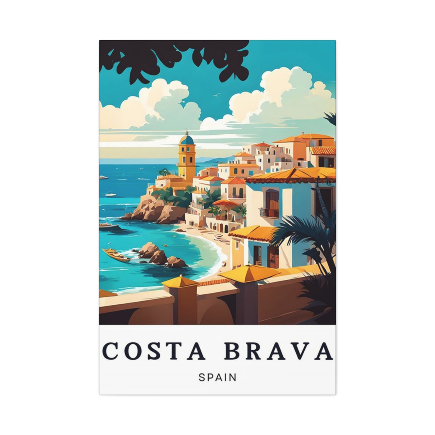 Costa Brava City Wall Art & Canvas Prints
