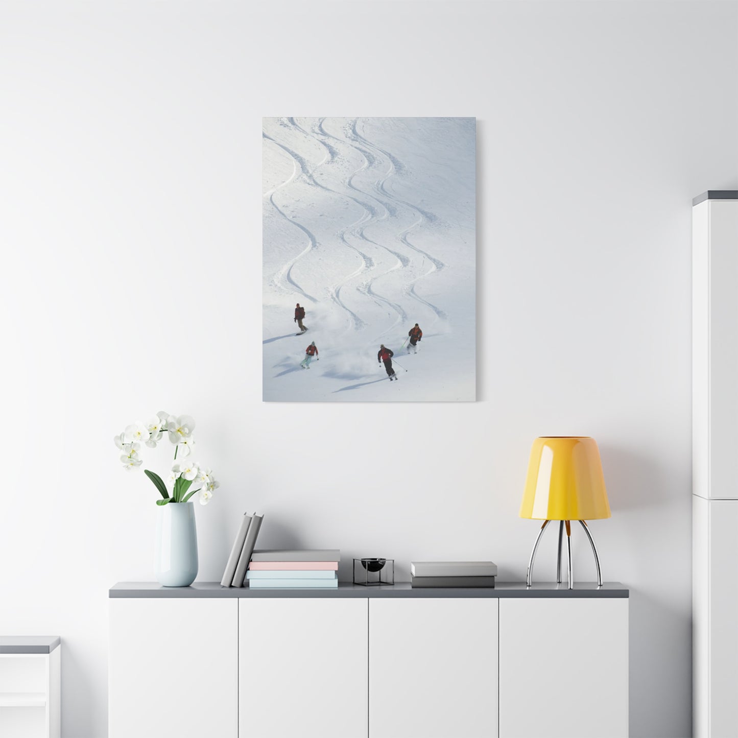 The Four Skiers Wall Art & Canvas Prints