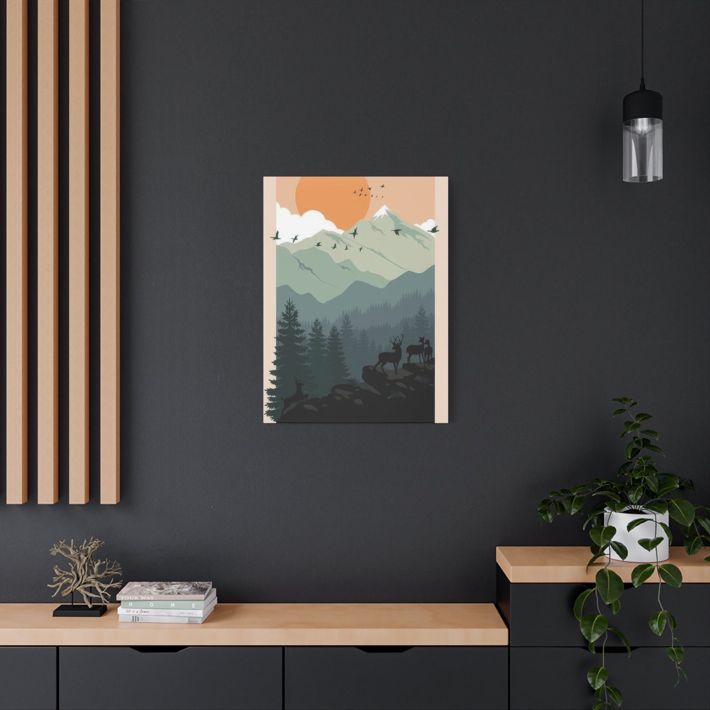 Forest Landscape Abstract Wall Art & Canvas Prints