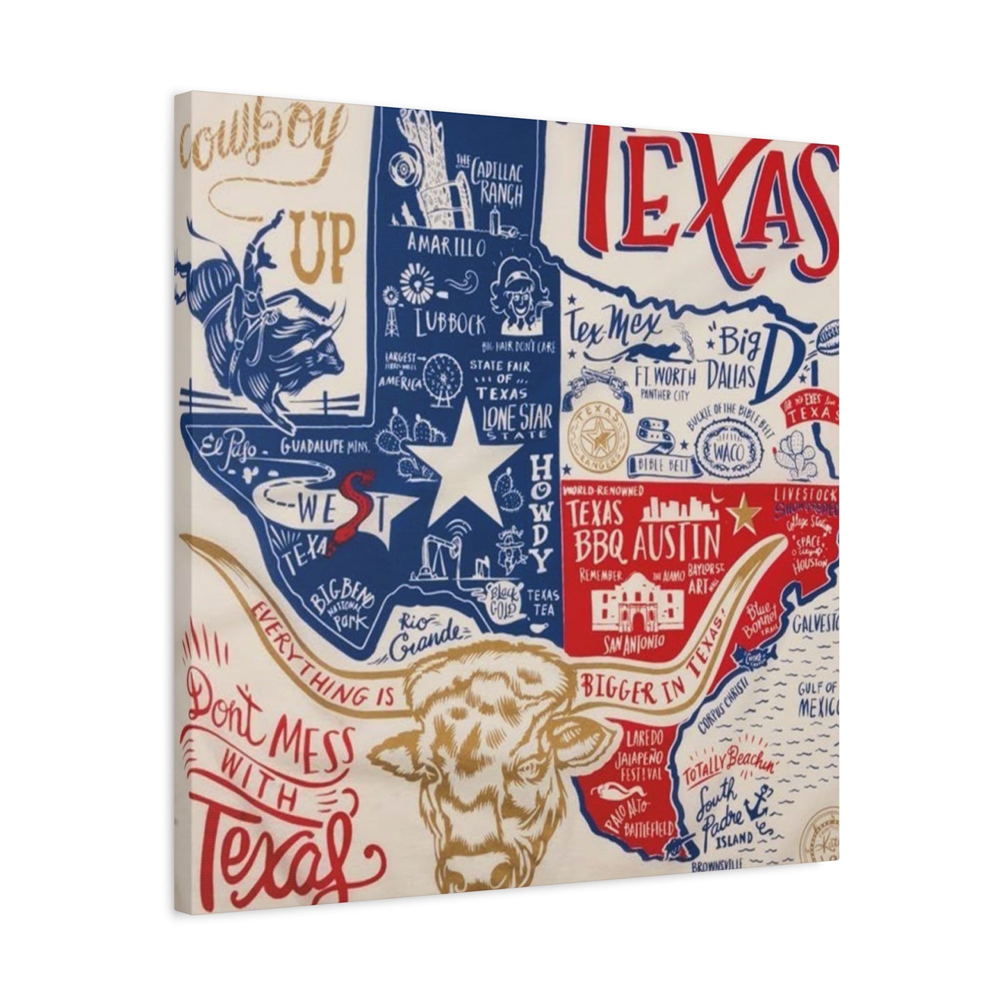Texas Poster Wall Art & Canvas Prints