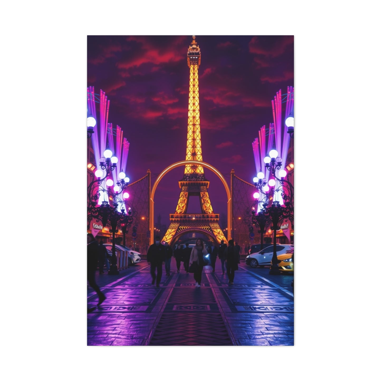 Lumière de Paris Canvas