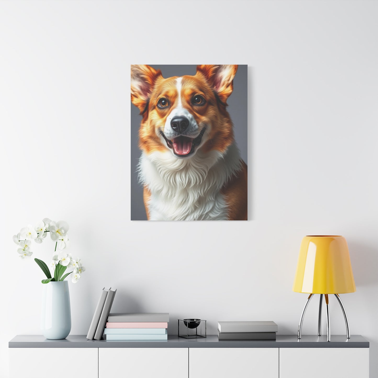 Elite Corgi Dog Art Vision Wall Art & Canvas Print