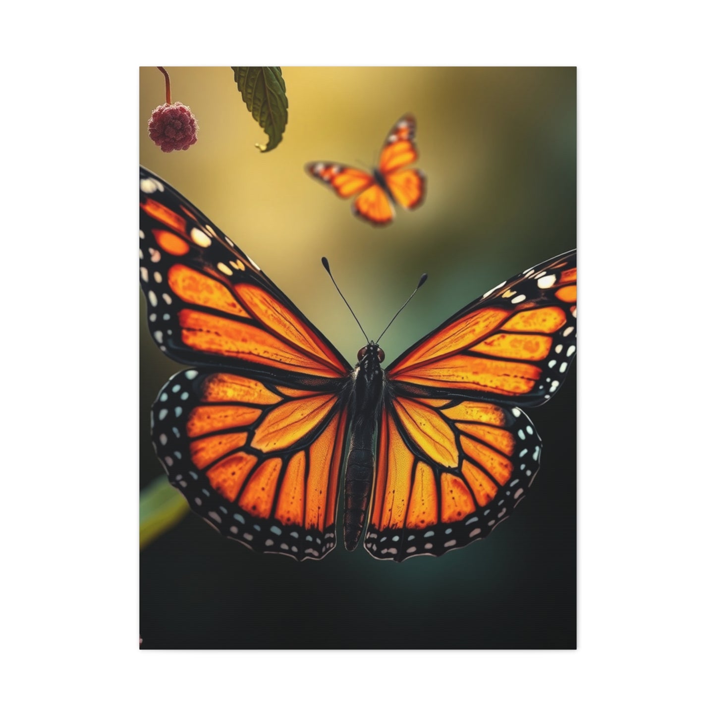 Monarch Butterflies Art Refined Canvas Wall Art & Canvas Print