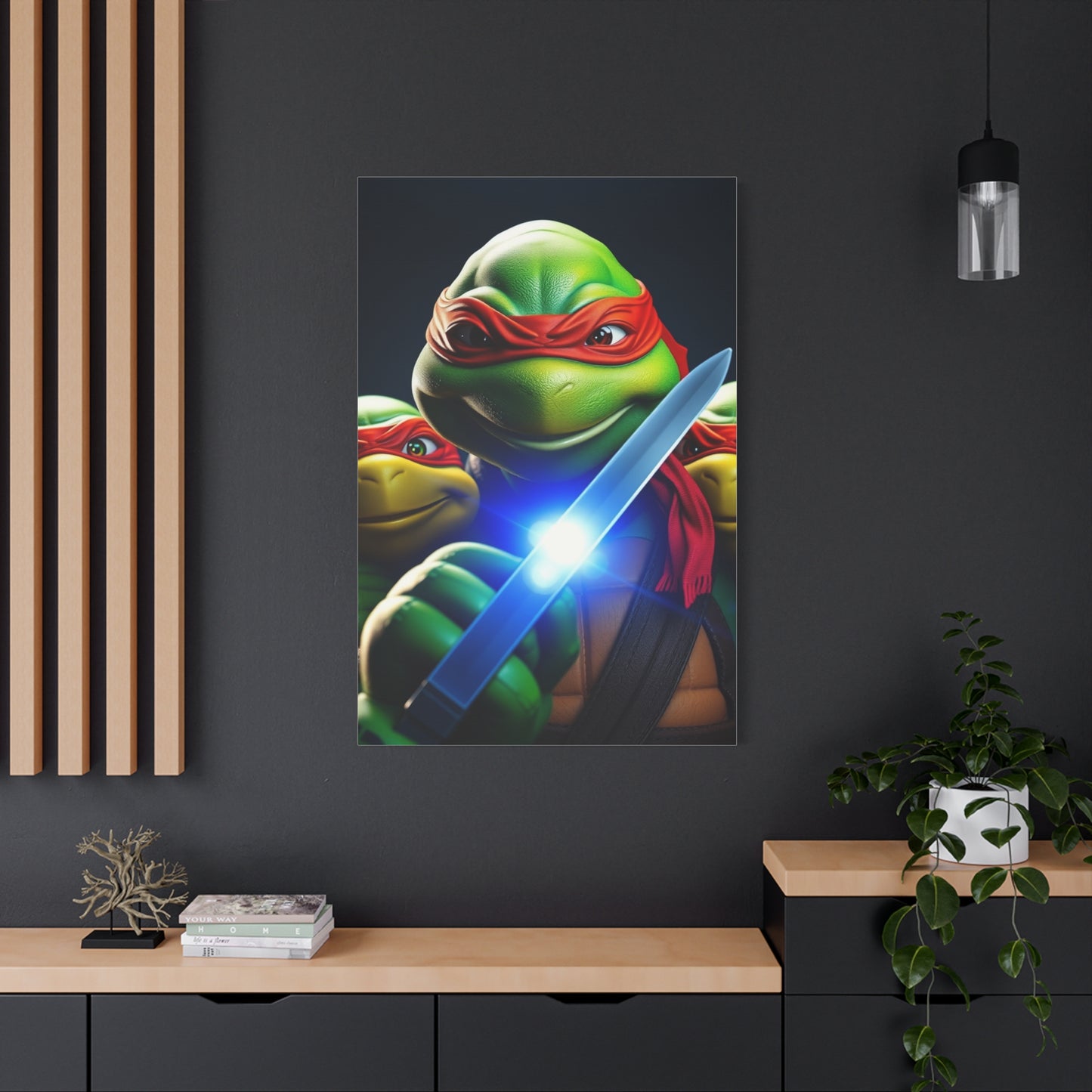 Teenage Mutant Ninja Turtles Characters Art Luxury Canvas Wall Art & Canvas Print