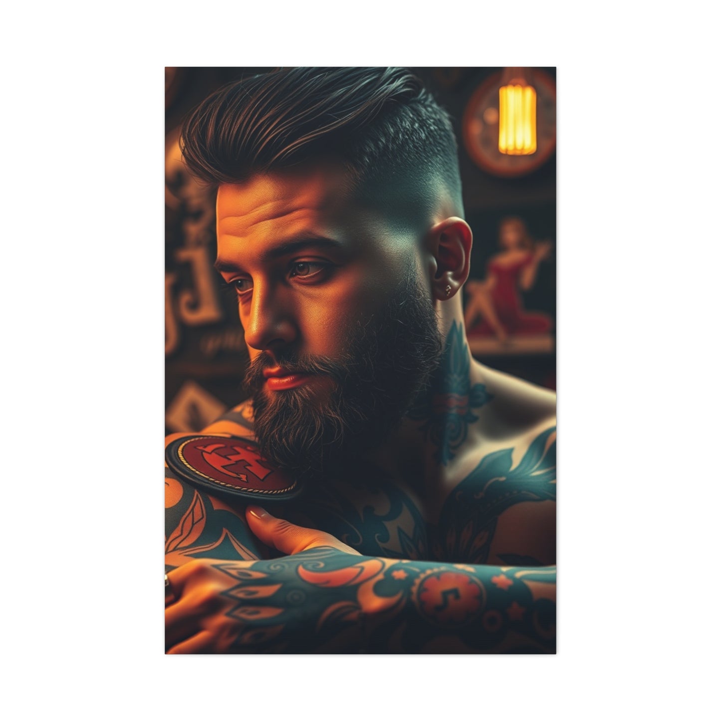 Supreme Tattoo Parlor Art Collection Wall Art & Canvas Print