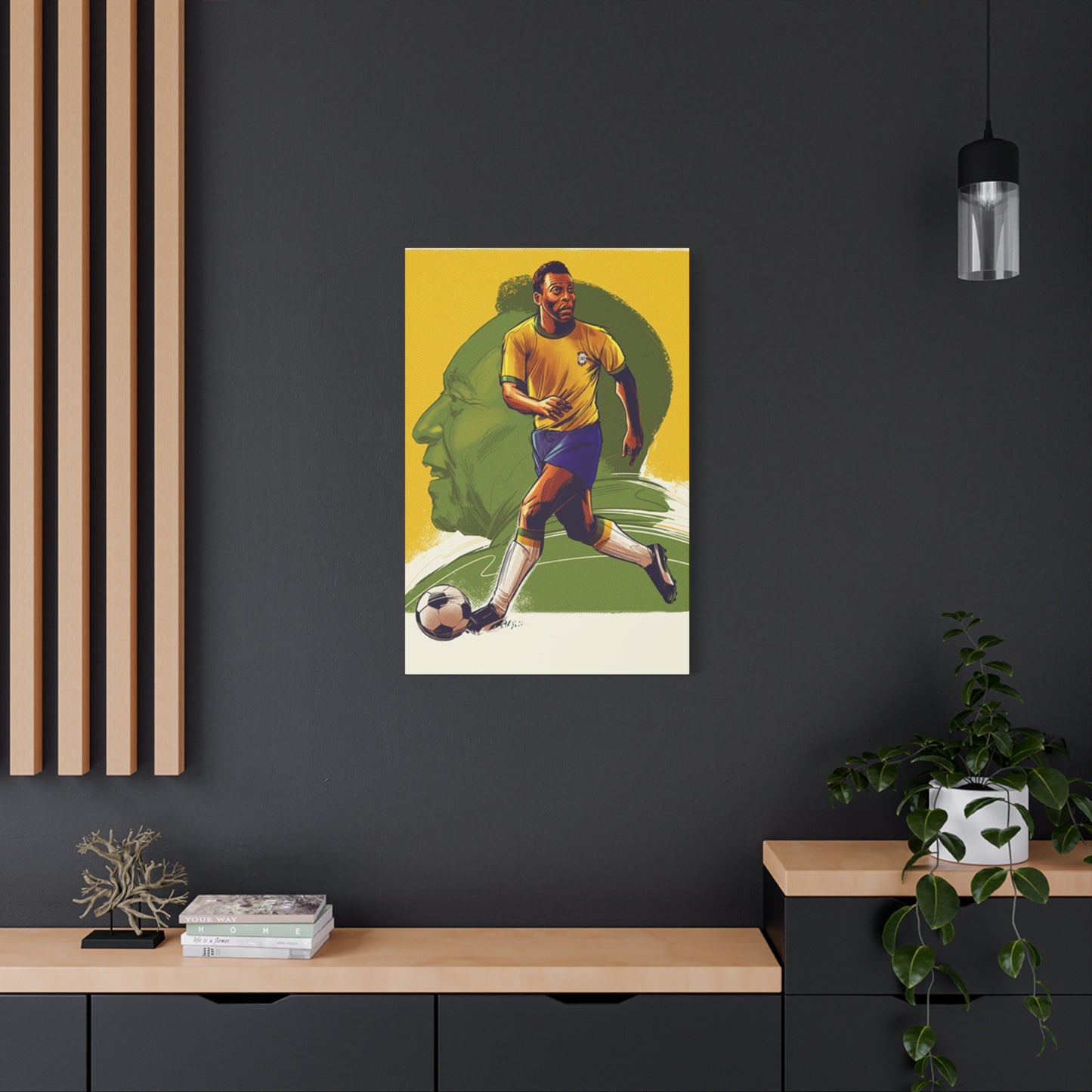 Football Player Poster Wall Art & Canvas Prints