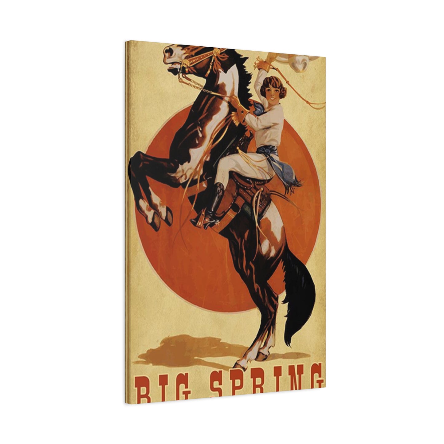 Girl Riding Horse Poster Wall Art & Canvas Prints