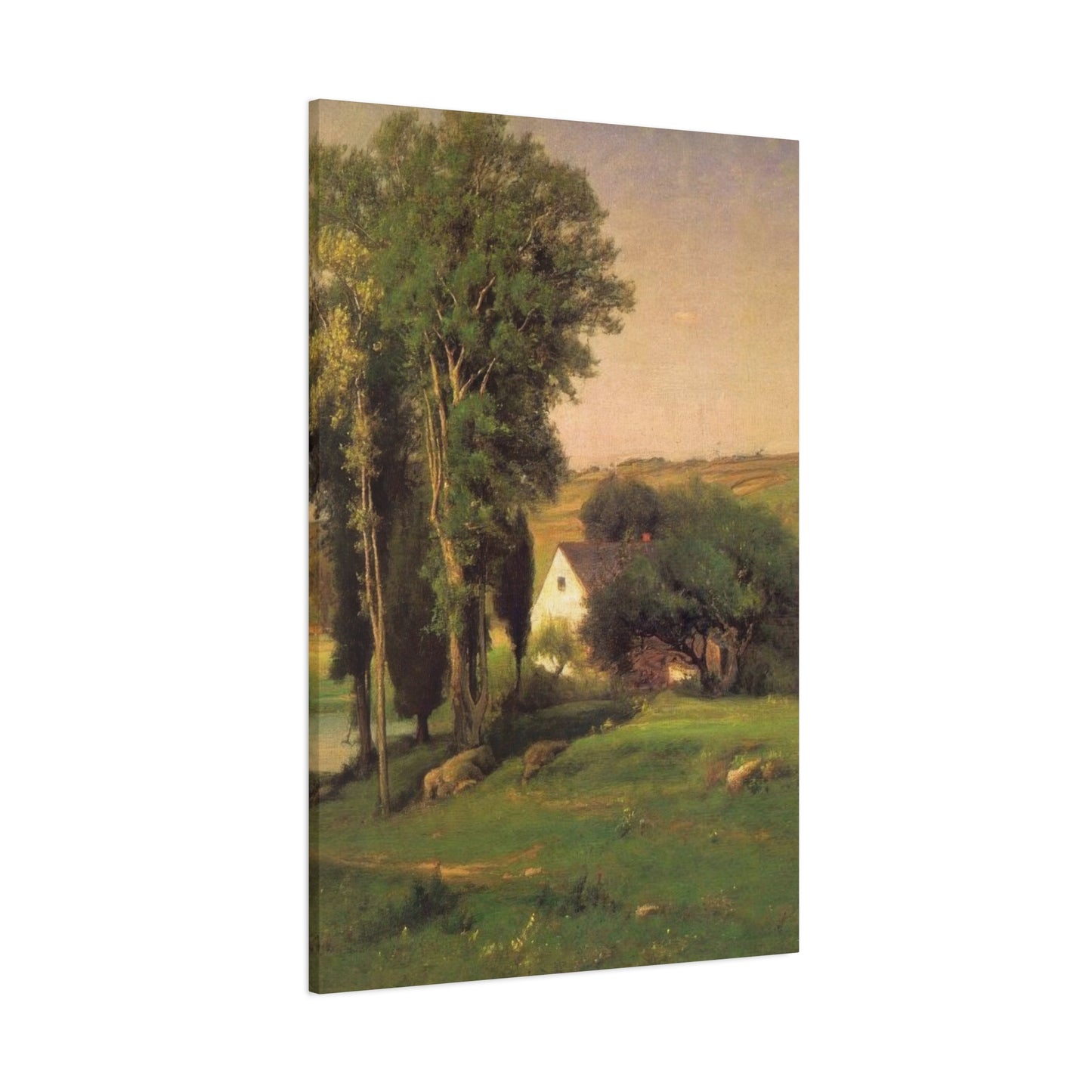 Old Homestead George Inness Wall Art & Canvas Prints