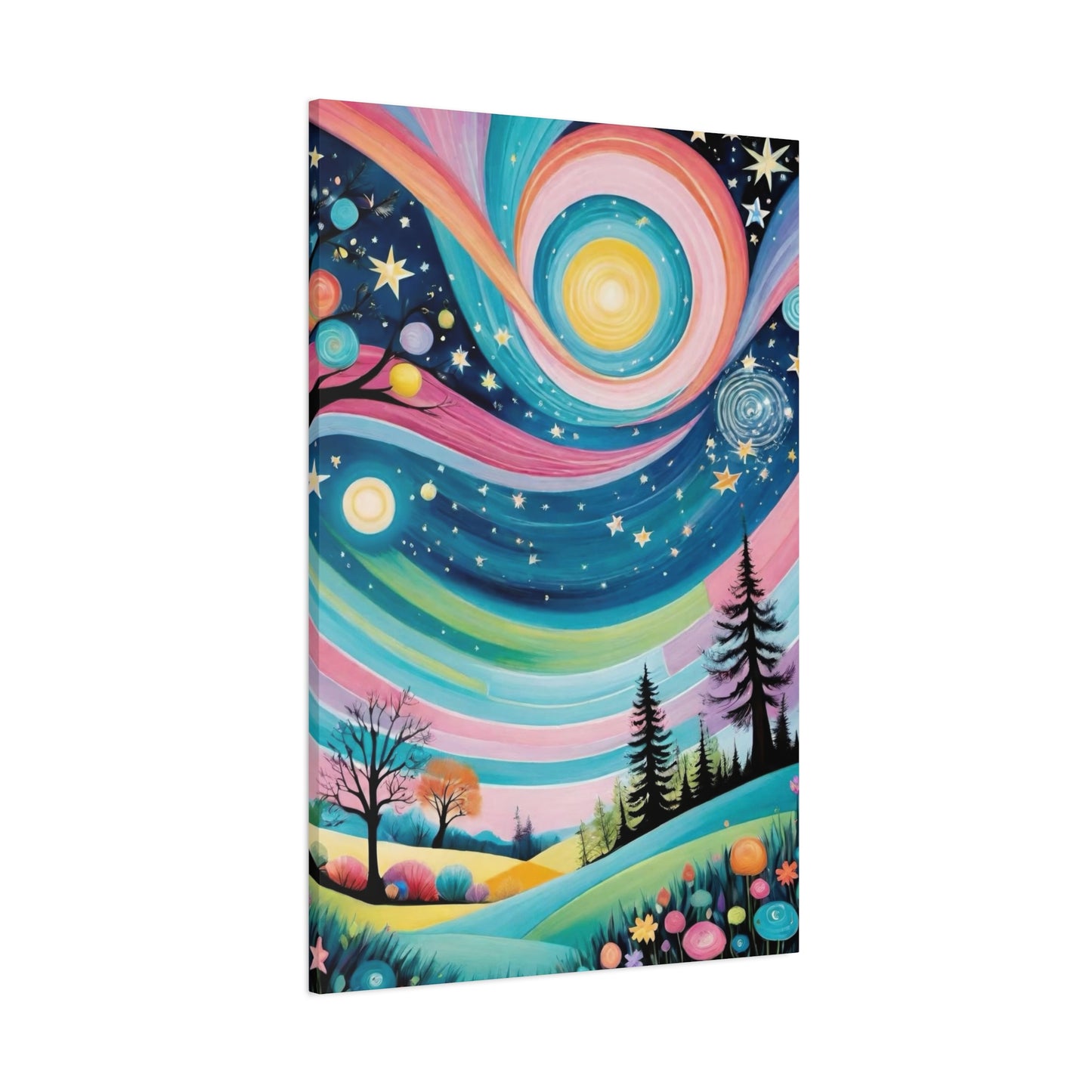 Twirly Sky Vibrant Wall Art & Canvas Prints
