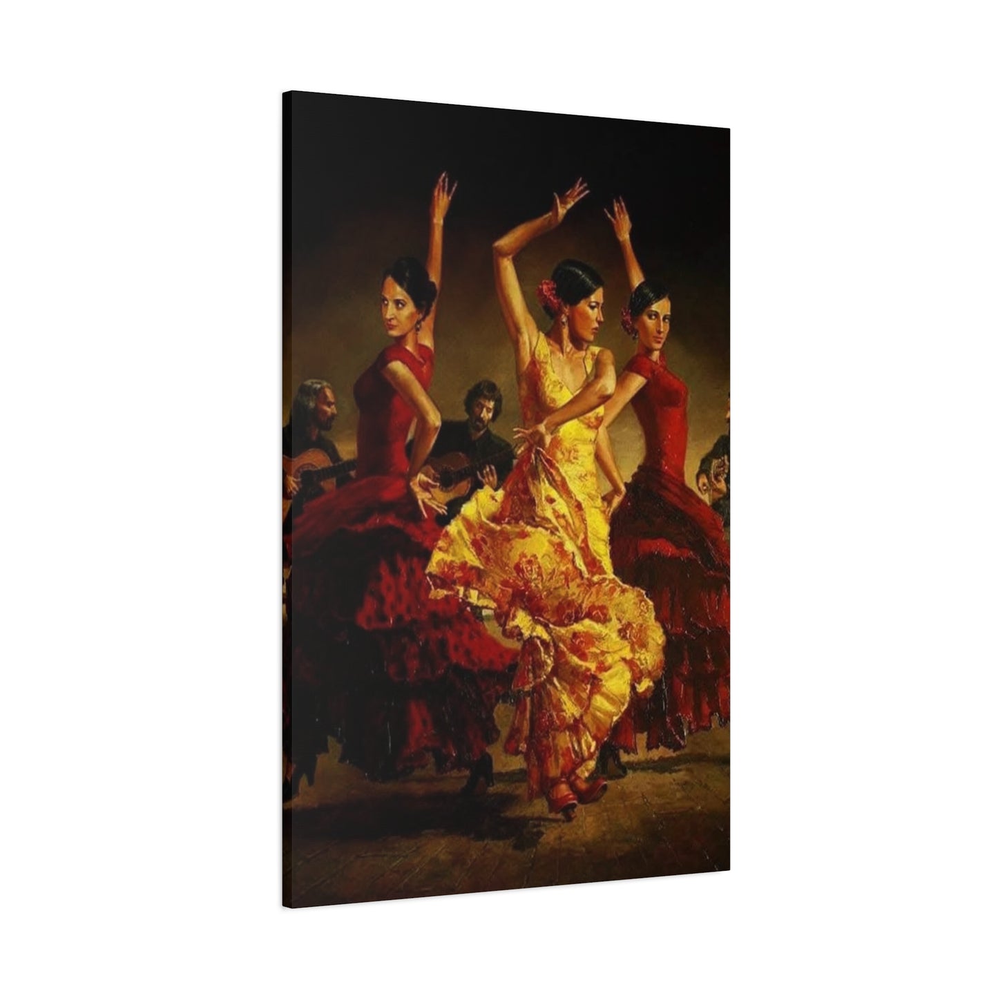 Spain Traditional Dancer Group Wall Art & Canvas Prints