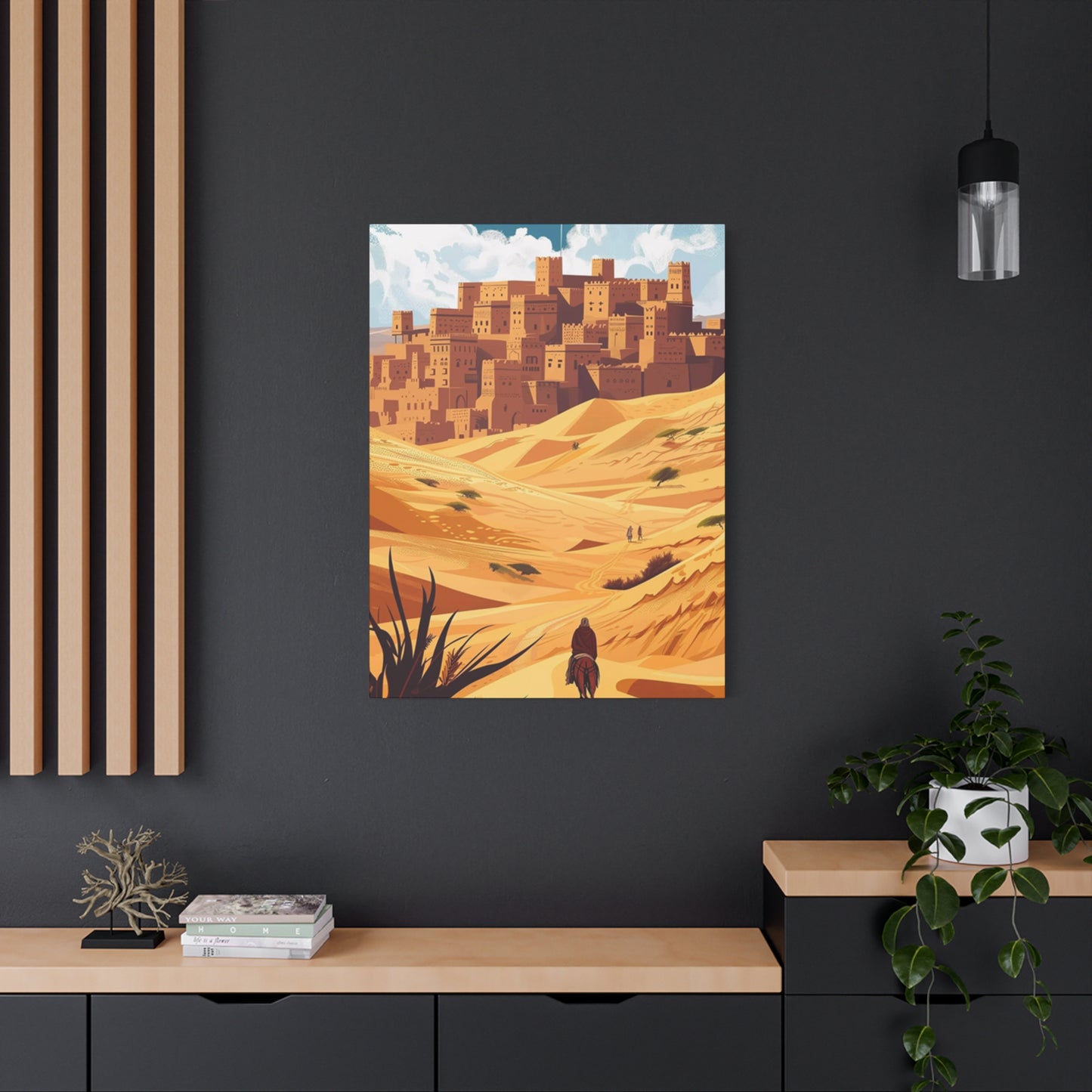 Cowboy In Desert Wall Art & Canvas Prints