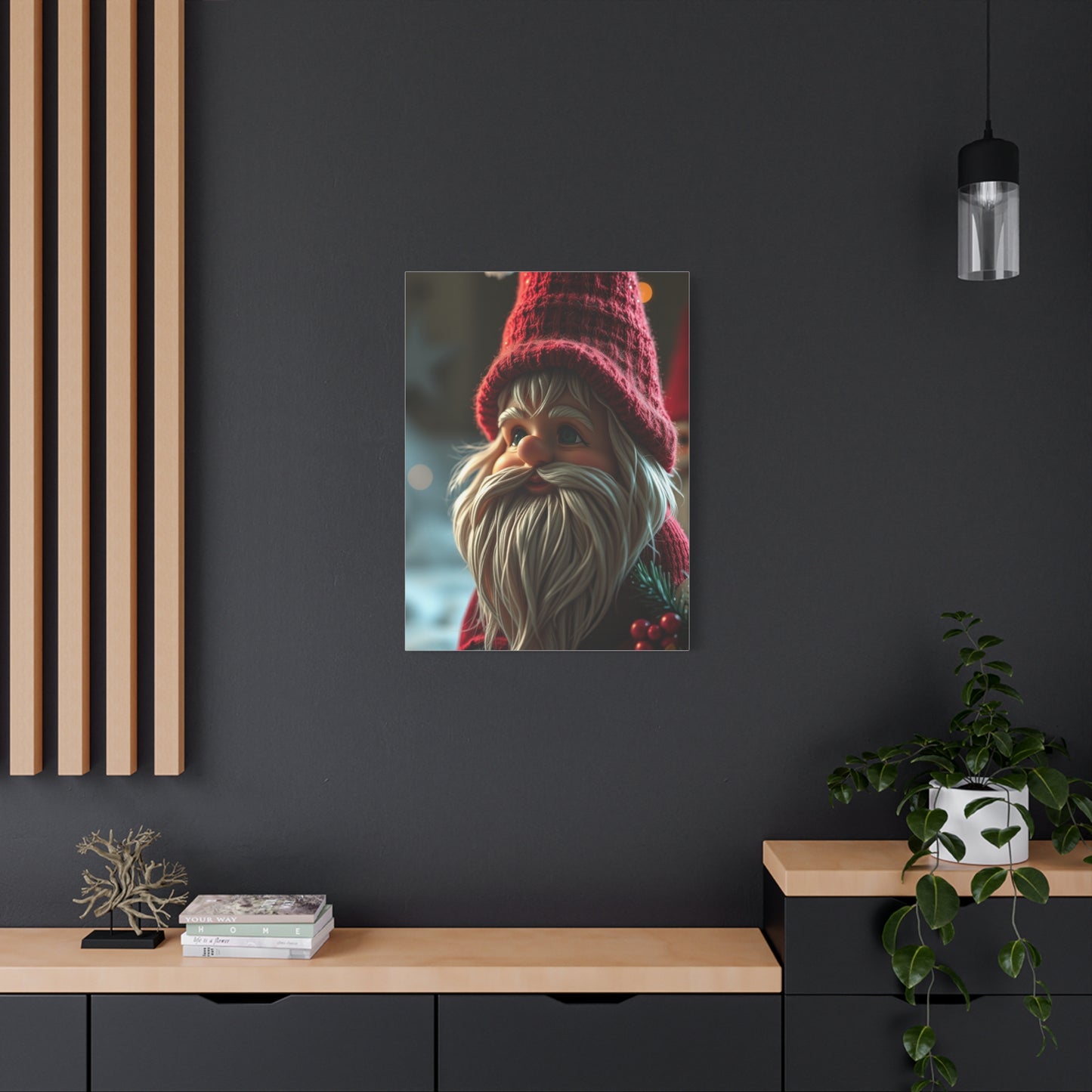 Vision Christmas Gnome Art Art Wall Art & Canvas Print