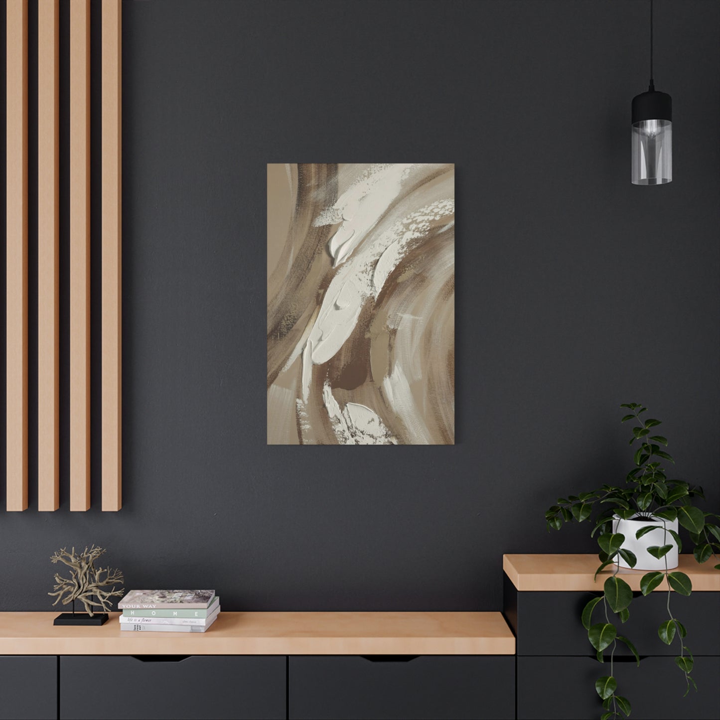 Swirling Abstract Earthy Wall Art & Canvas Prints