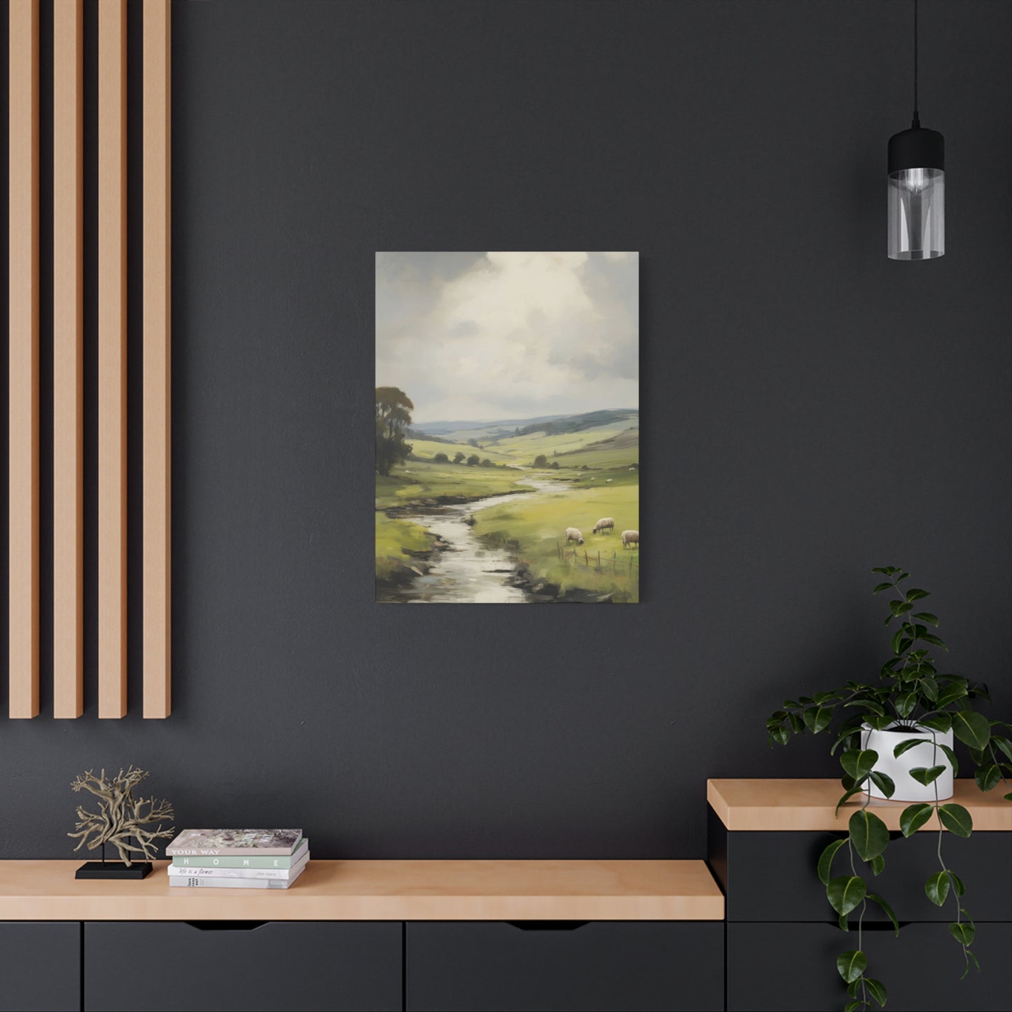 Countryside Water Stream Wall Art & Canvas Prints