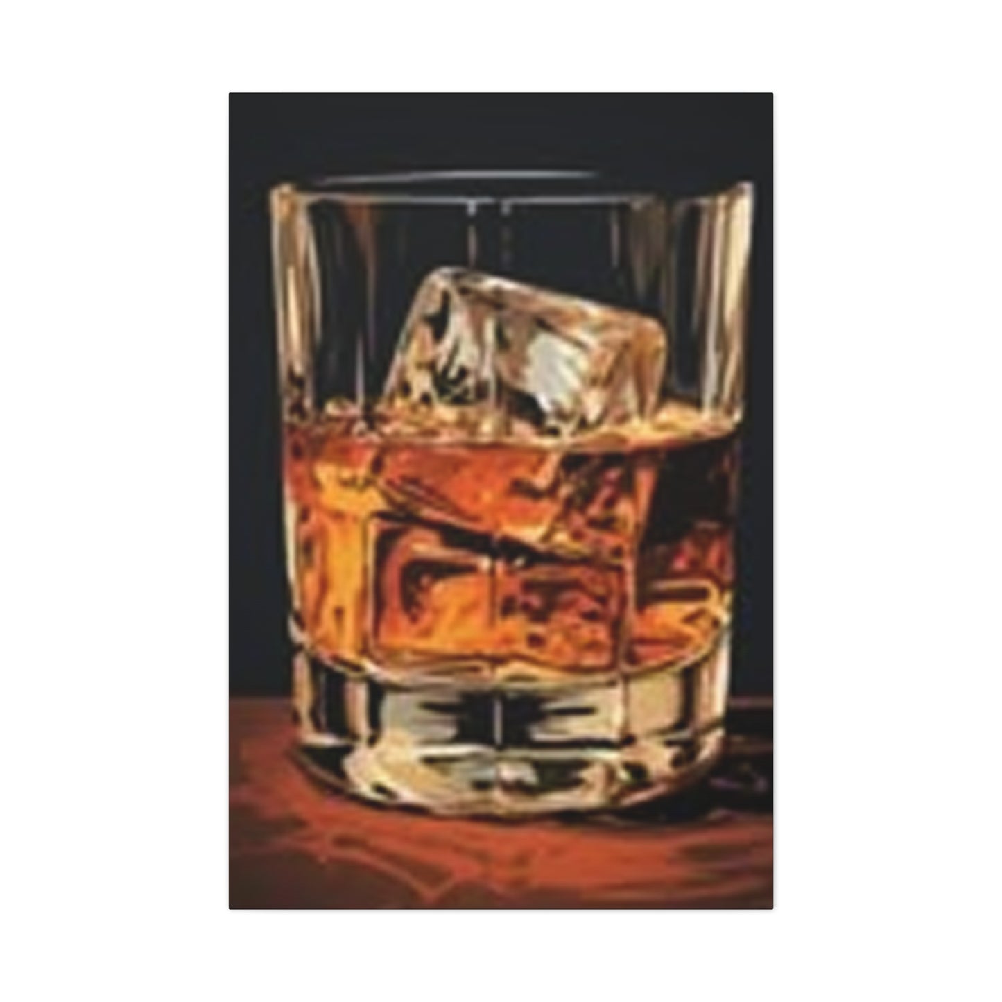 English Whiskey With Ice Wall Art & Canvas Prints