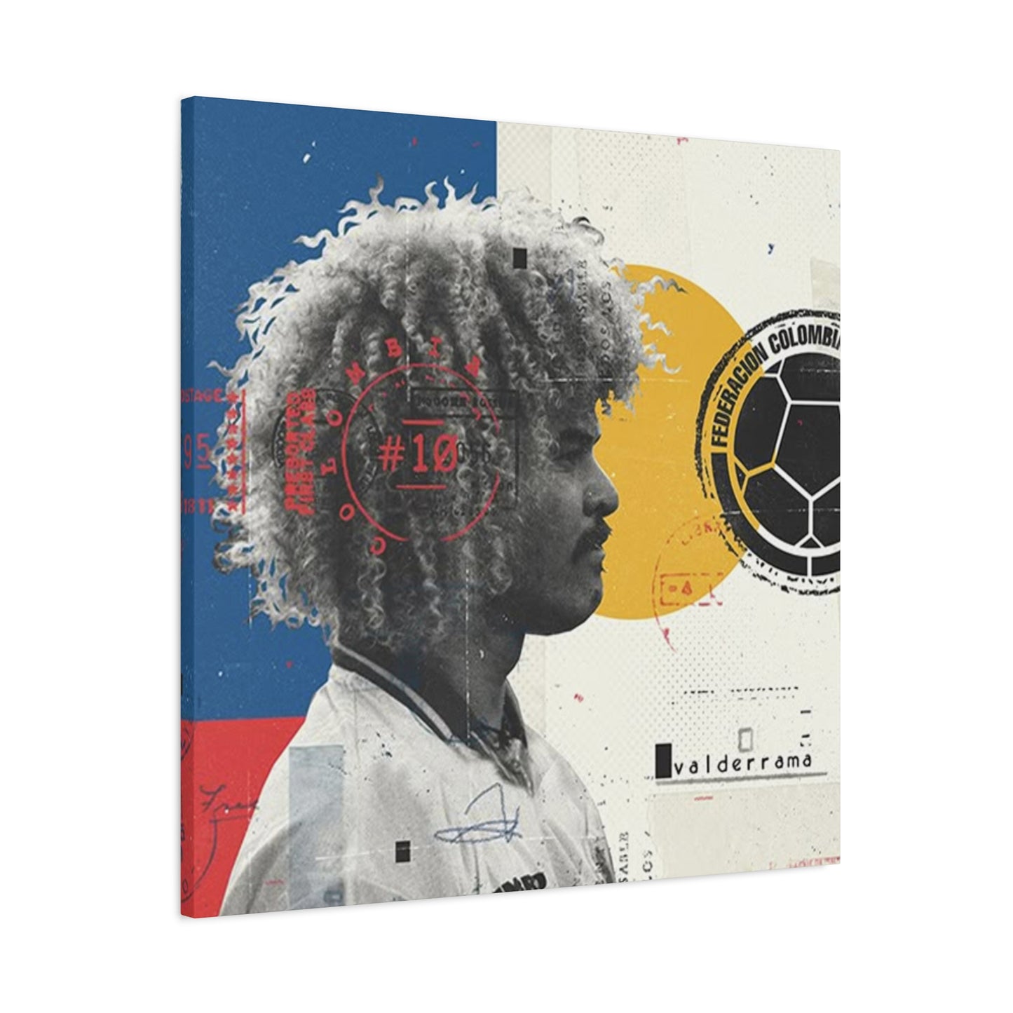Football Player Abstract Wall Art & Canvas Prints