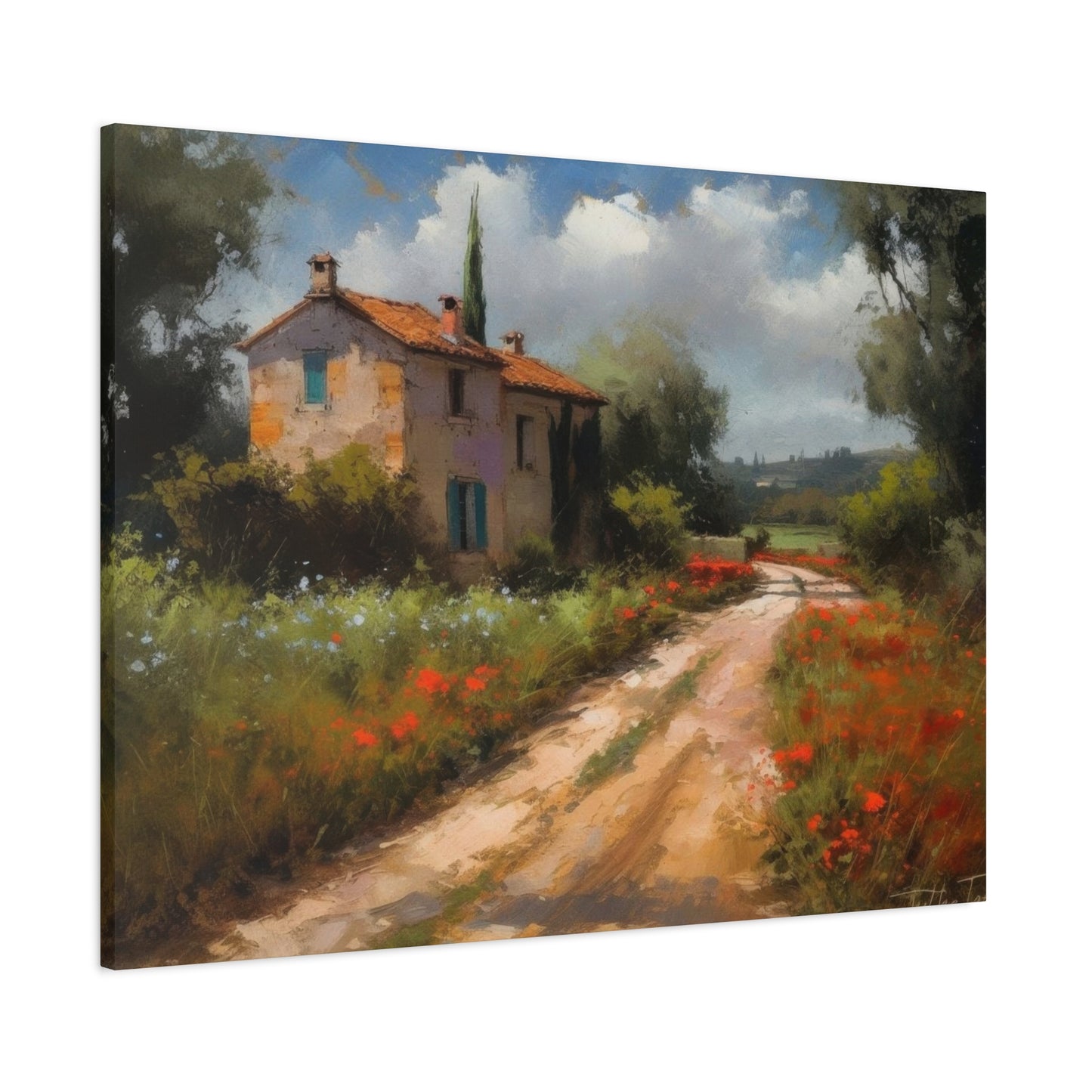 Countryside Path French Wall Art & Canvas Prints