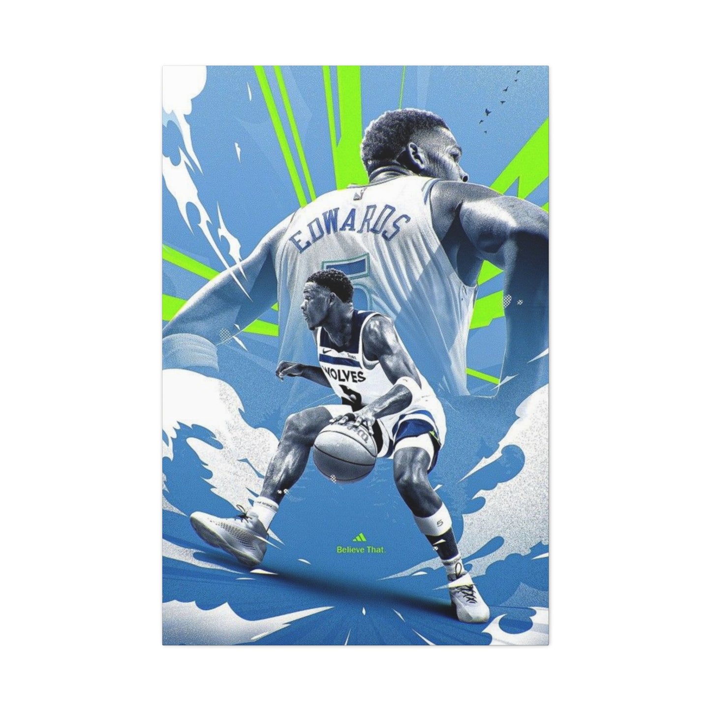 Edward Basketball Poster Wall Art & Canvas Prints