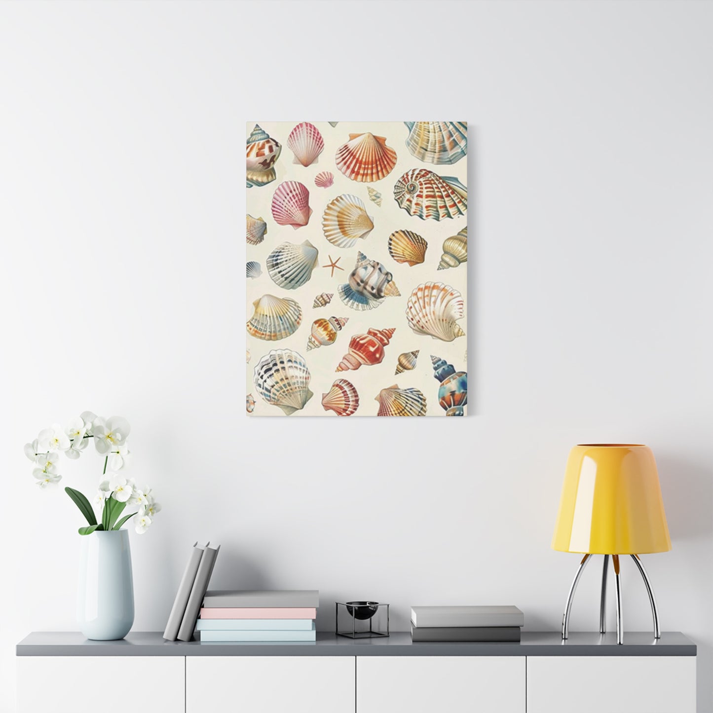 Colorful Shell Painting Wall Art & Canvas Prints
