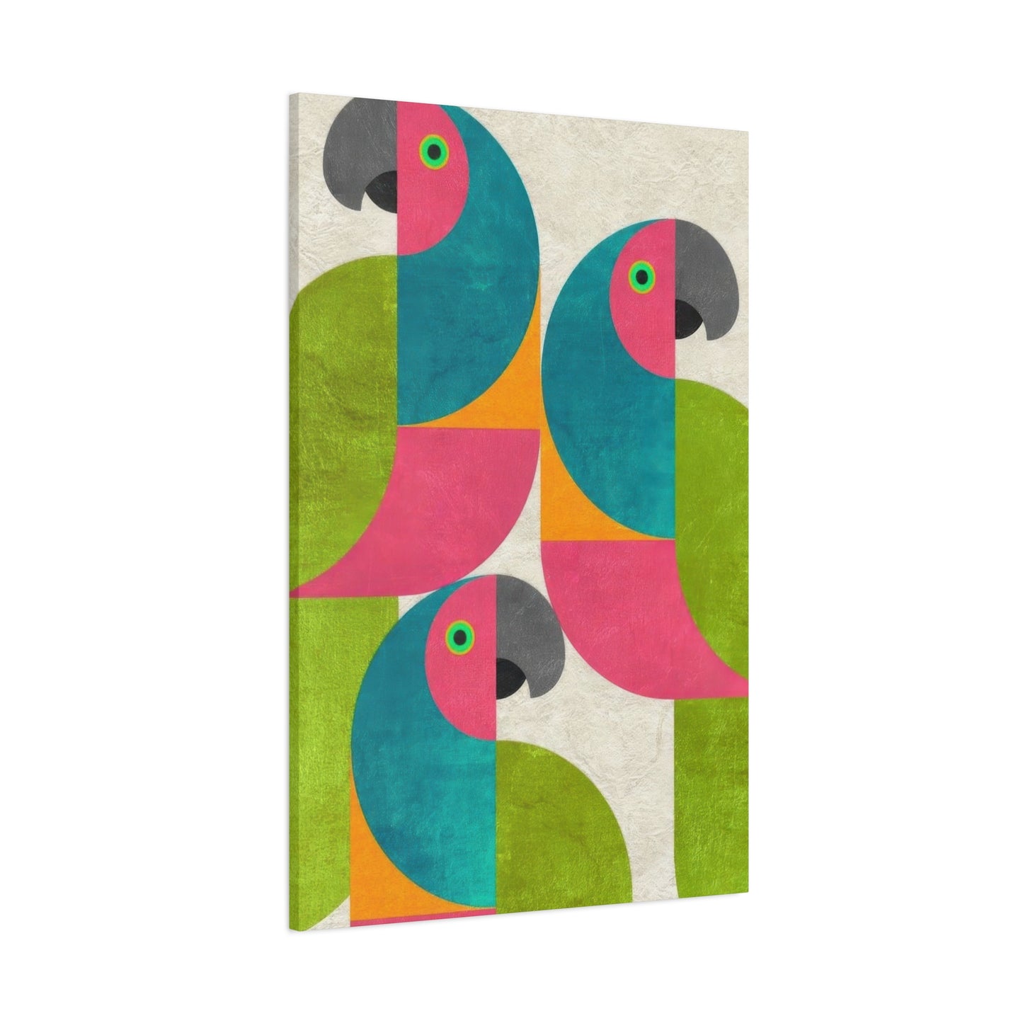 Parrot Abstract Colorful Wall Art & Canvas Prints