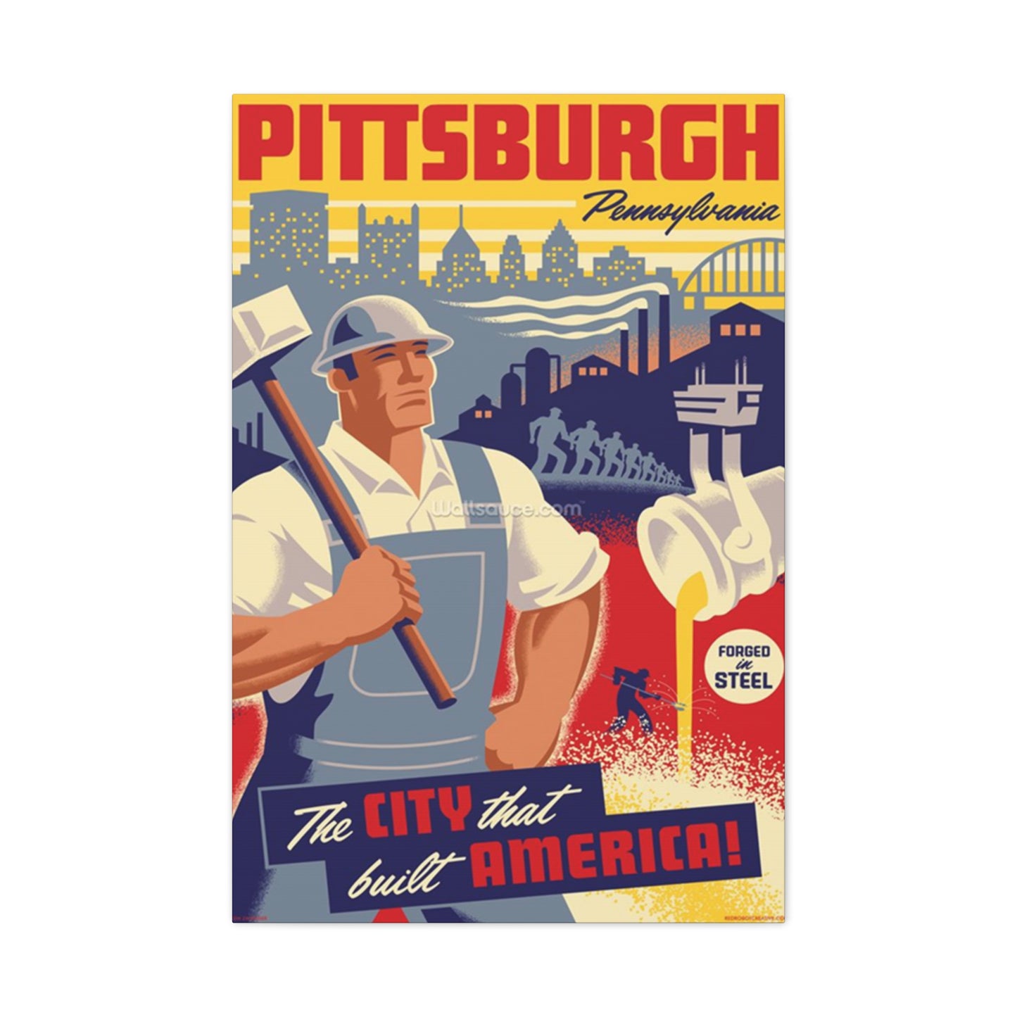 The City That Built America Wall Art & Canvas Prints
