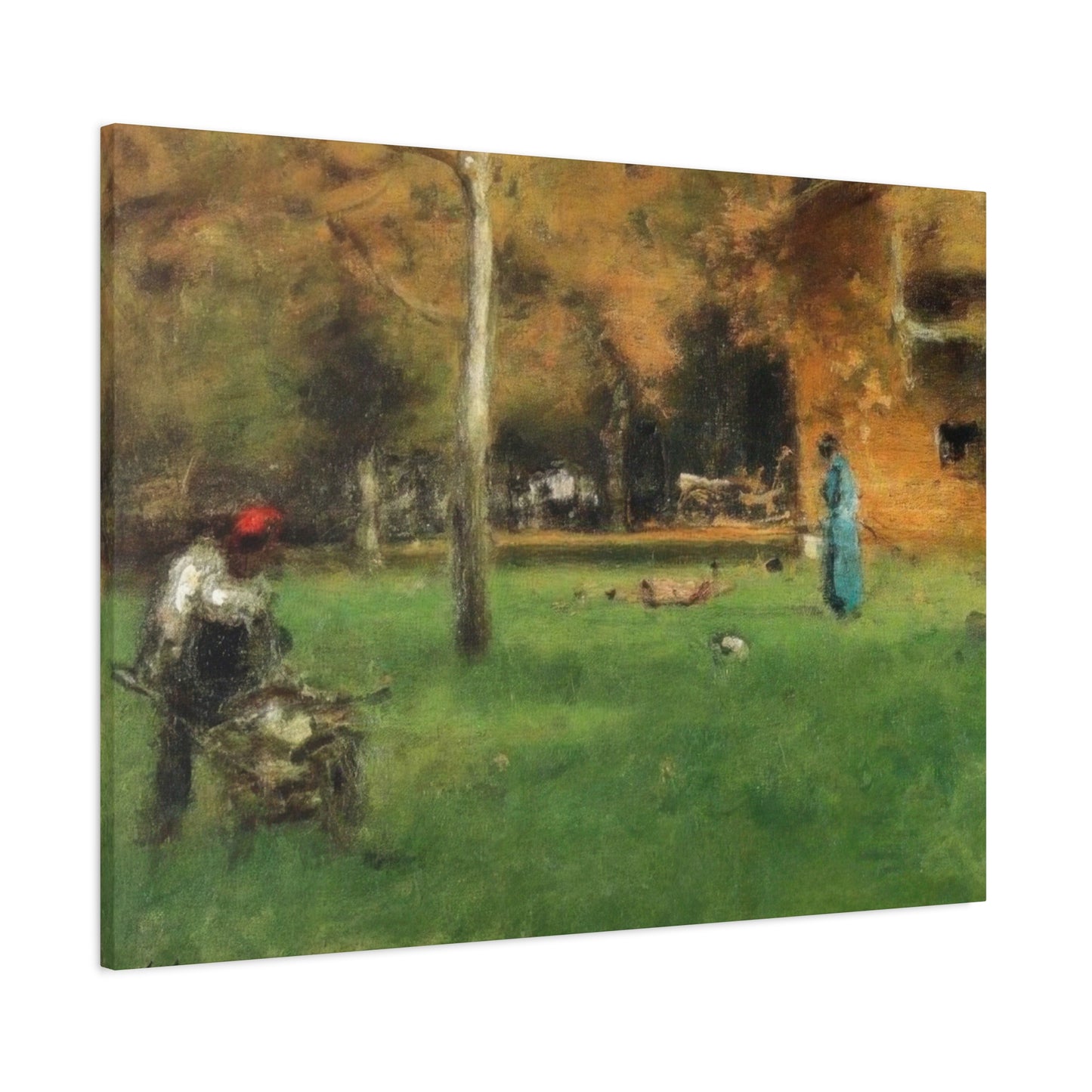 The Old Barn George Inness Wall Art & Canvas Prints