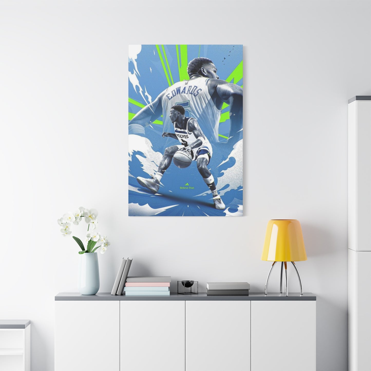 Edward Basketball Poster Wall Art & Canvas Prints