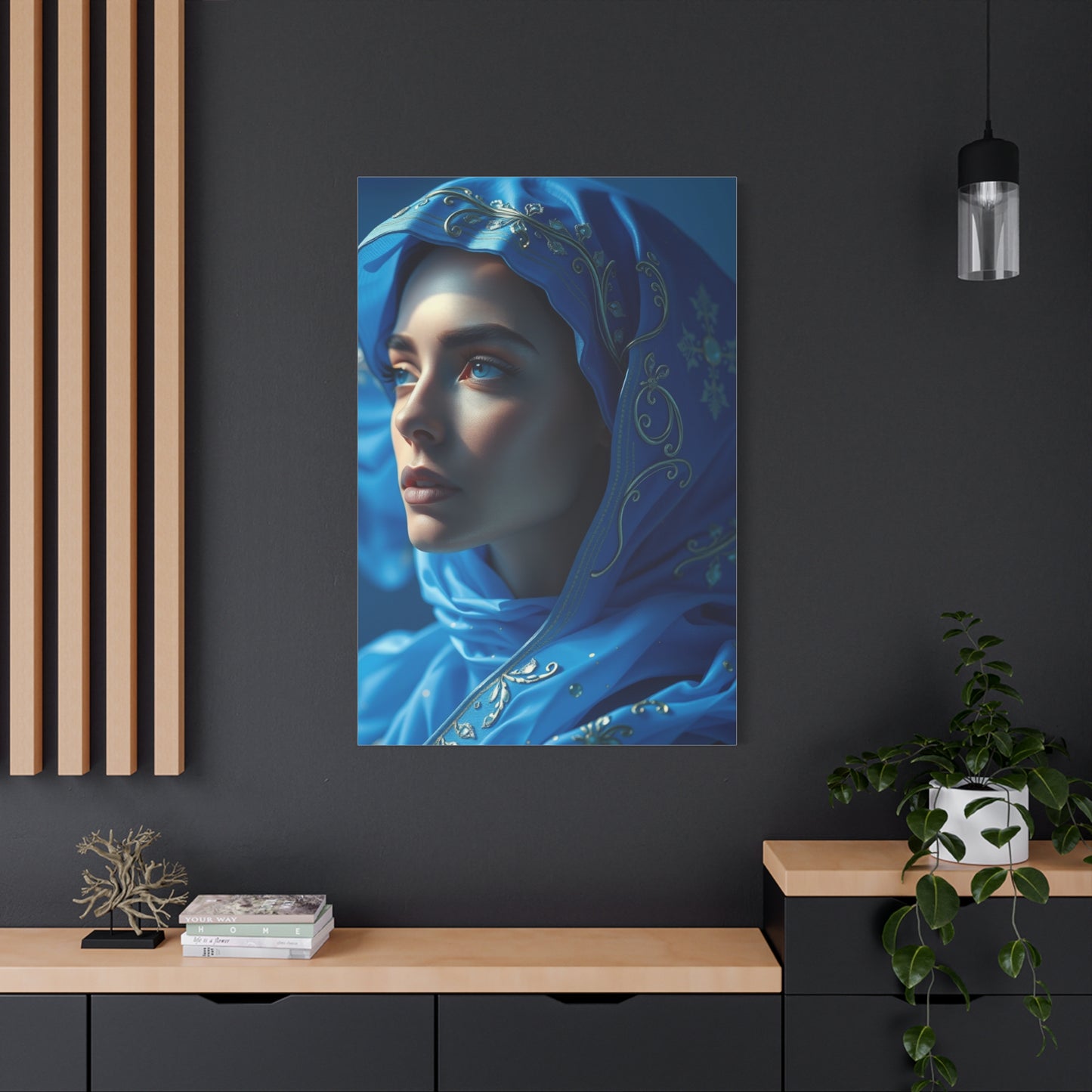 Elite Blue & Gold Art Vision Wall Art & Canvas Print