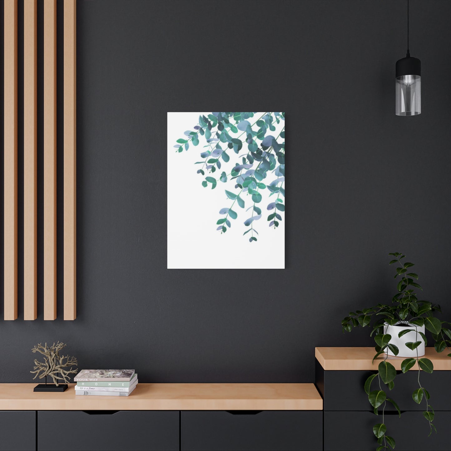 Eucalyptus Creeping Down Top Right Wall Art & Canvas Prints