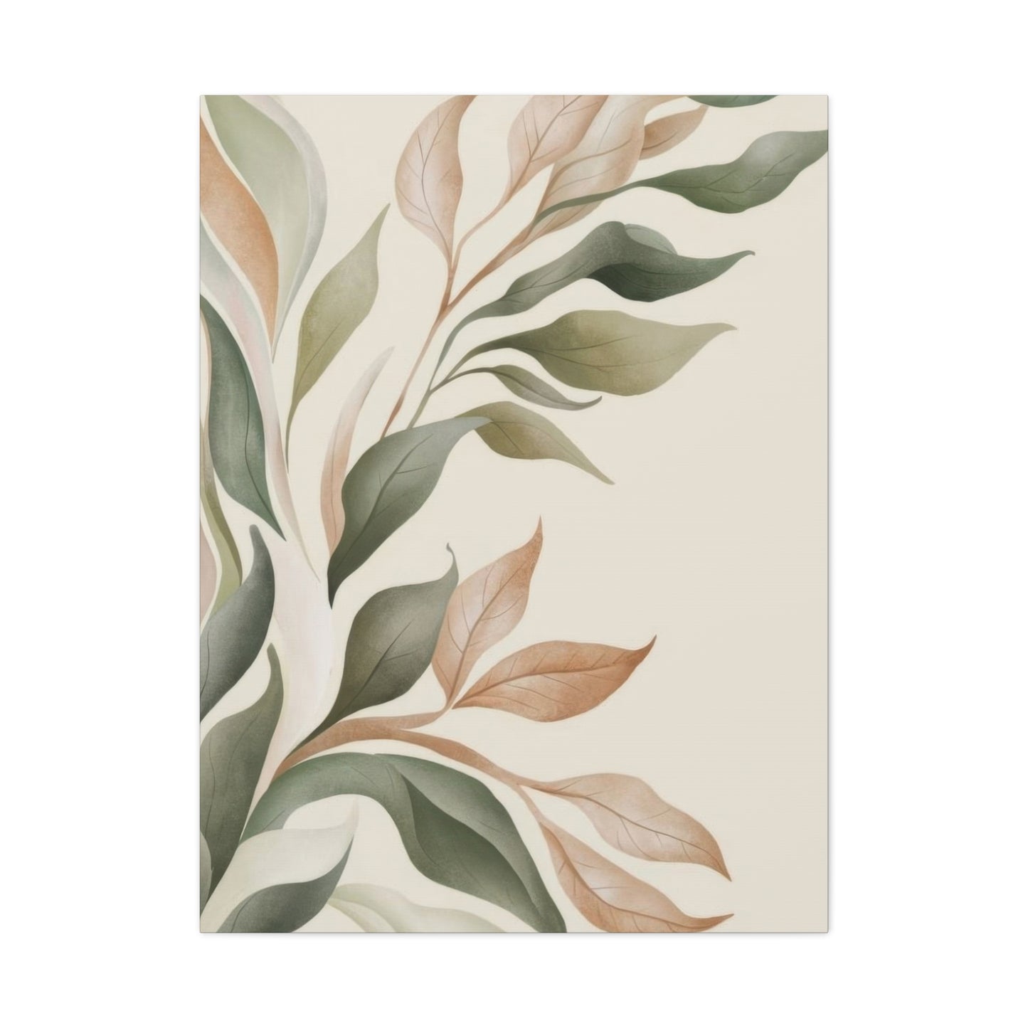 Plant Green Brown Earth Tones Wall Art & Canvas Prints