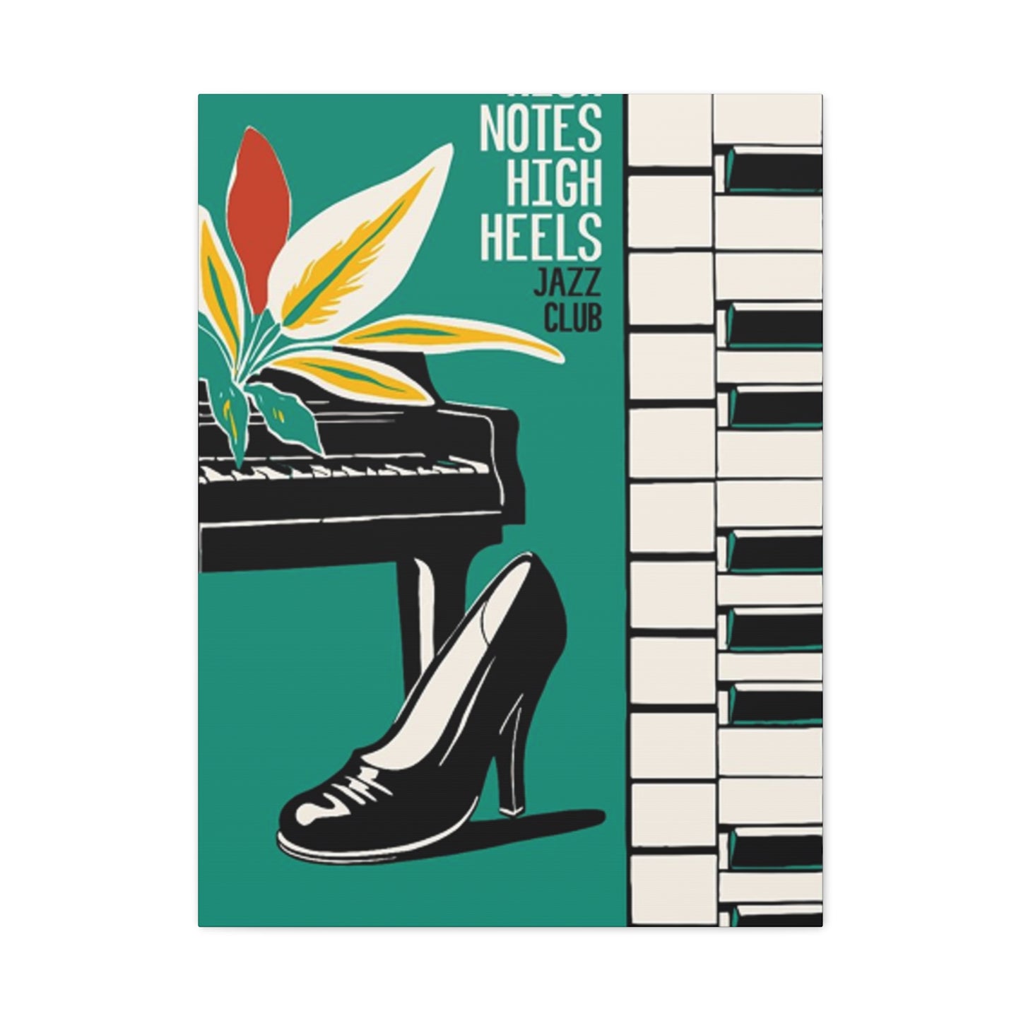 High Notes High Heels Wall Art & Canvas Prints