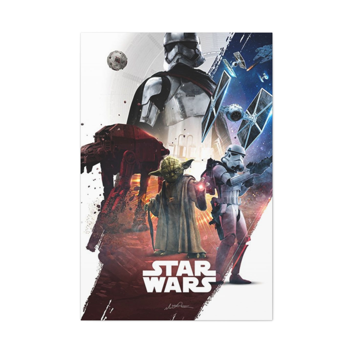The Star War Poster Wall Art & Canvas Prints