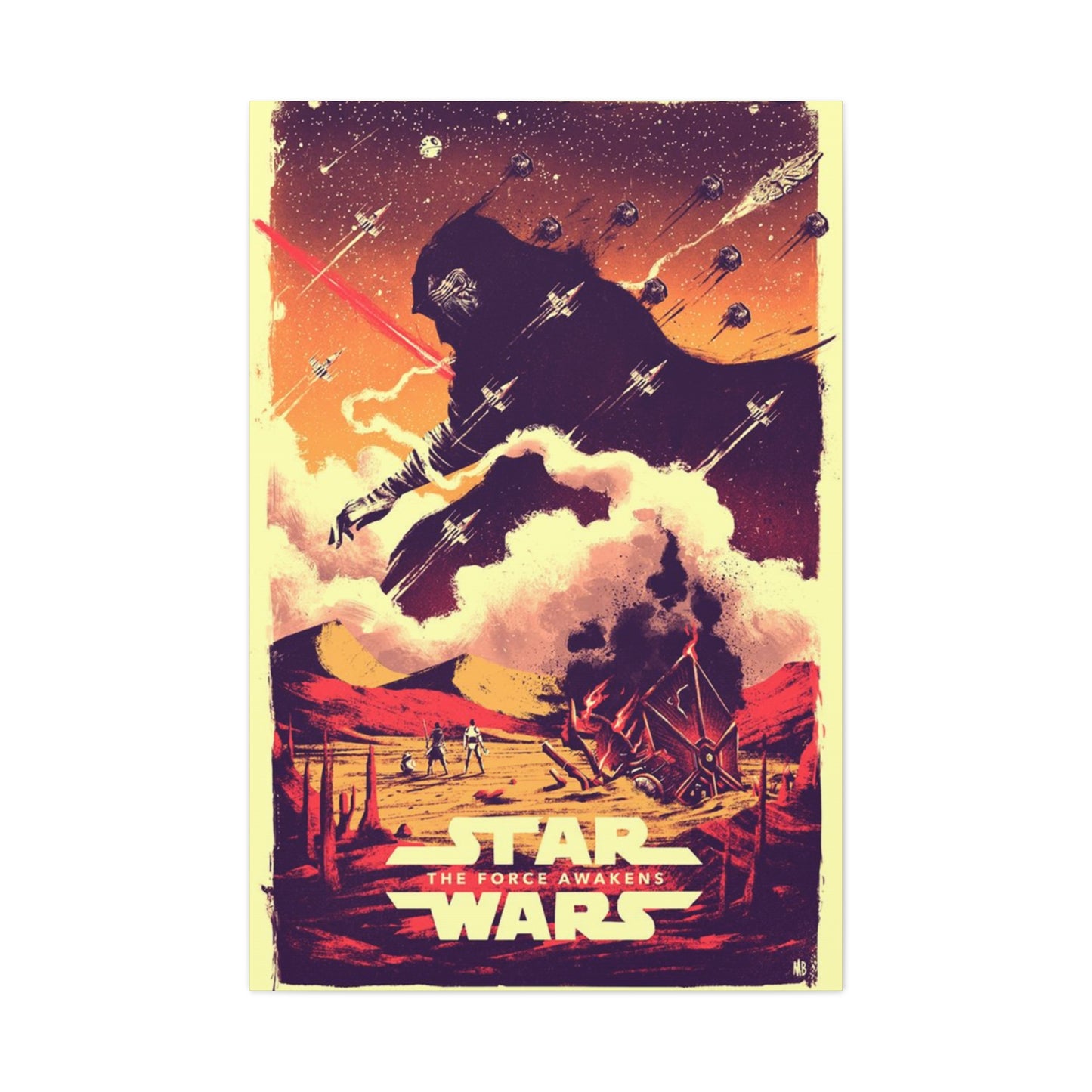 The Force Awaken Poster Wall Art & Canvas Prints