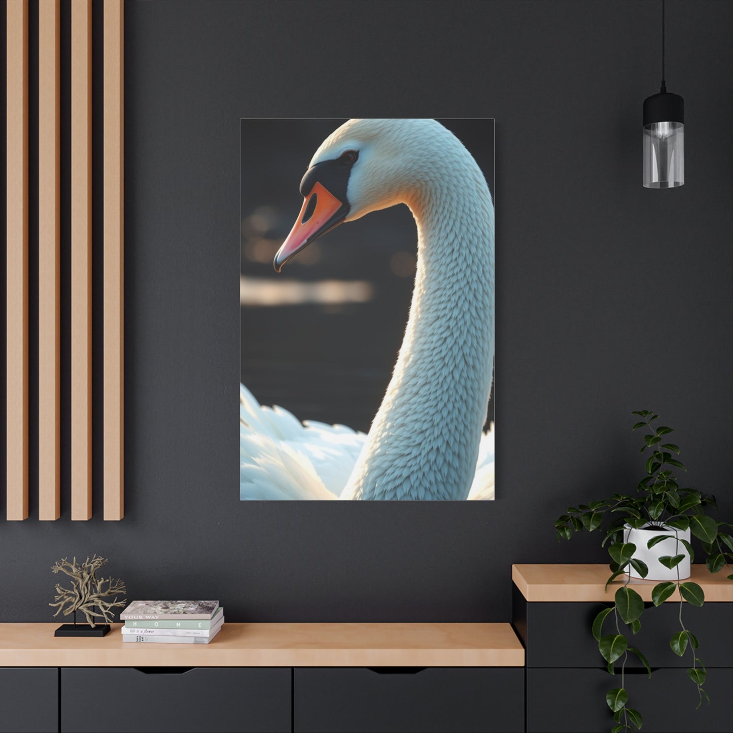 Swan Art Luxury Canvas Wall Art & Canvas Print