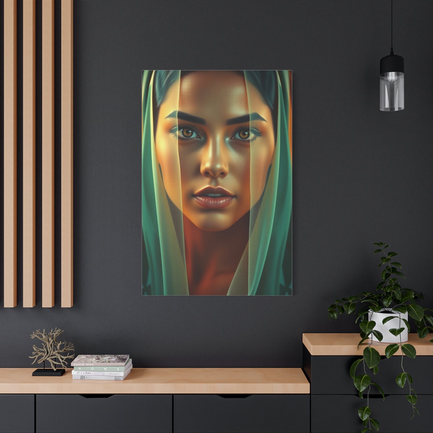 Female Portrait Art Luxury Canvas Wall Art & Canvas Print