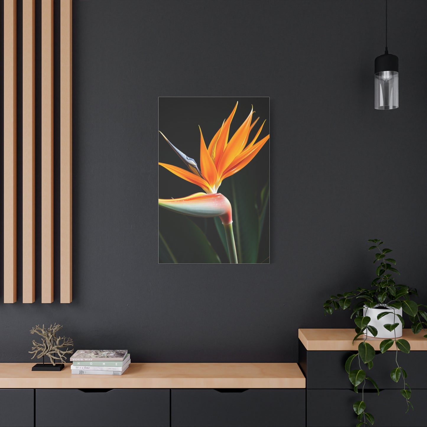 Vision Bird of Paradise Plant Art Art Wall Art & Canvas Print