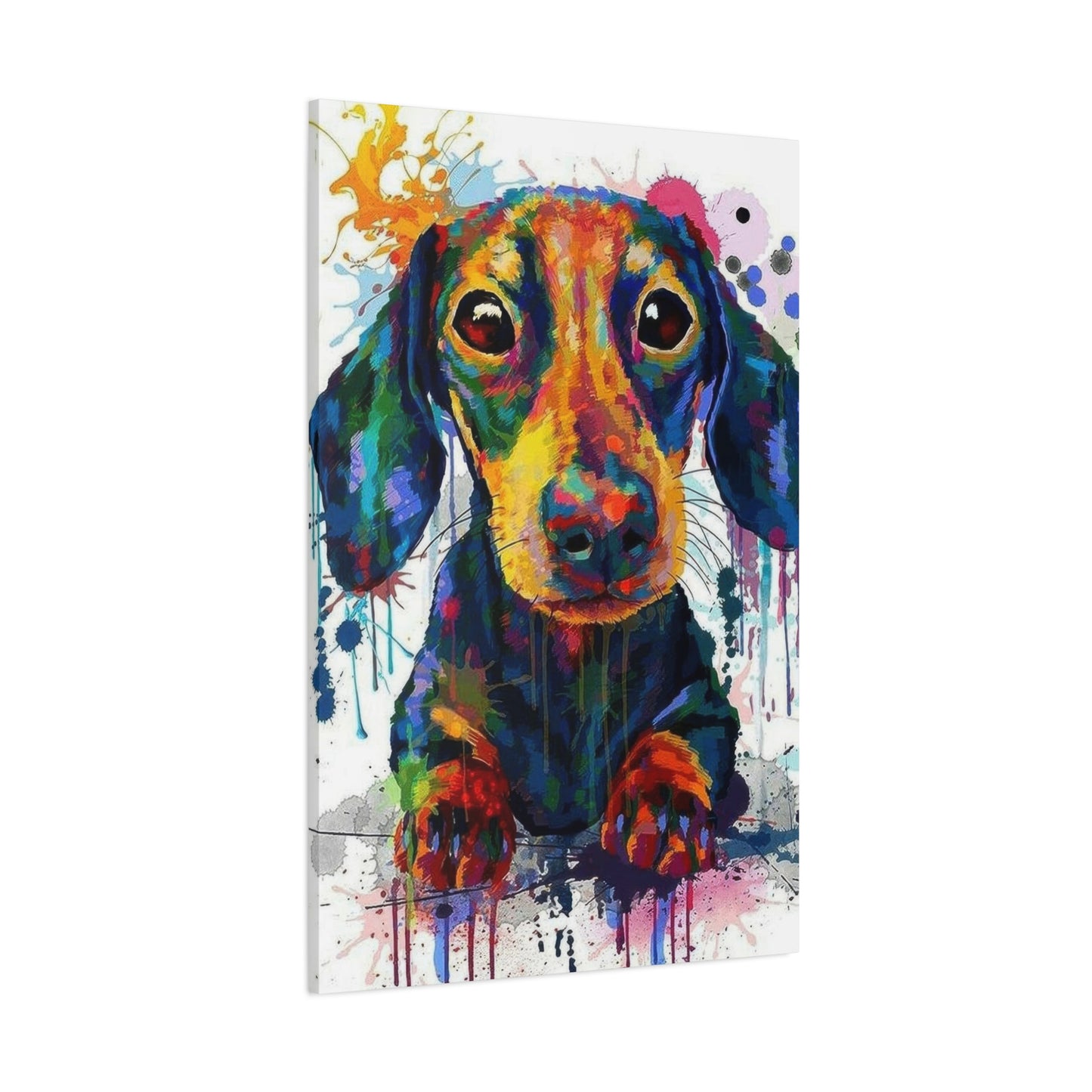Dachshund Dog Color Wall Art & Canvas Prints