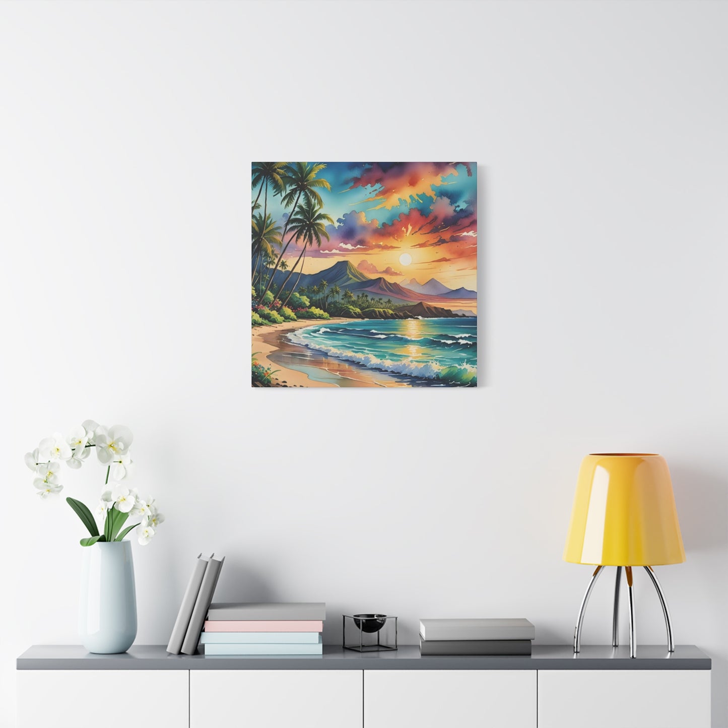 Hawaii Beach Sunset Wall Art & Canvas Prints