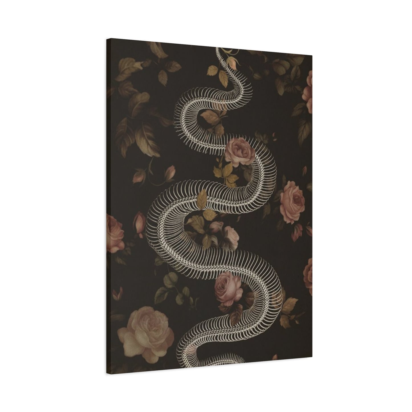 Snake Skeleton Wall Art & Canvas Prints