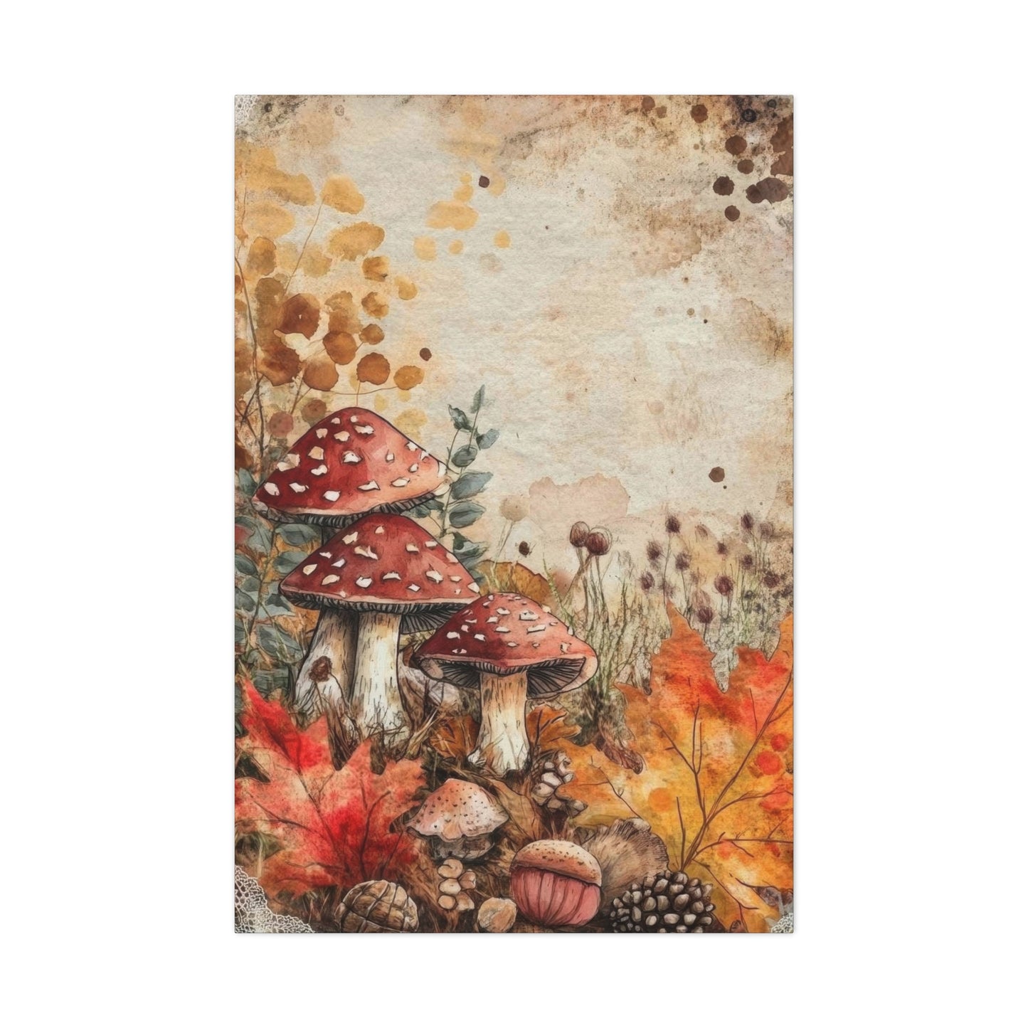 Mushroom Earthy Wall Art & Canvas Prints
