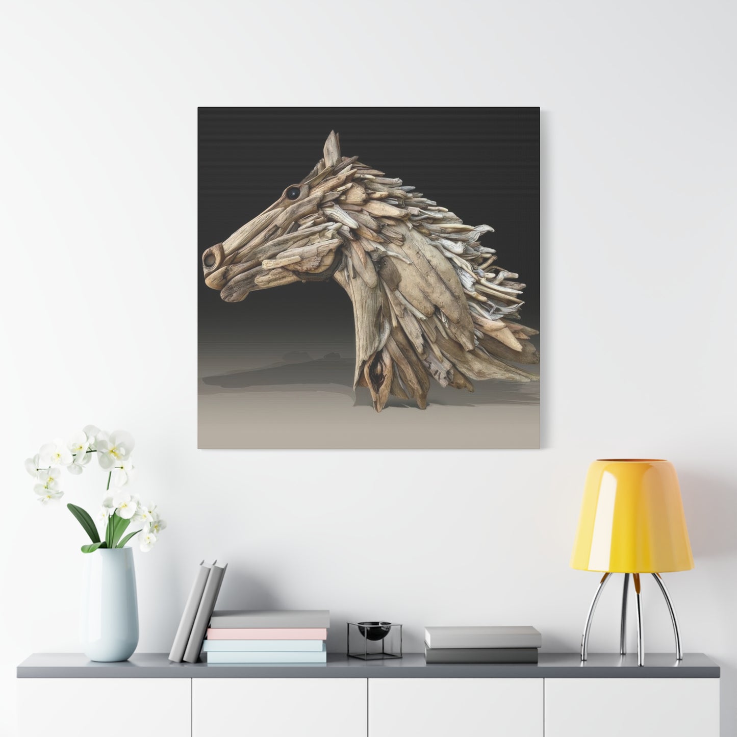 Driftwood Horse Head Wall Art & Canvas Prints