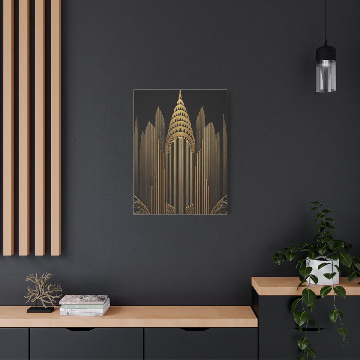 Cathedral Spire Art Deco Architecture Wall Art & Canvas Prints